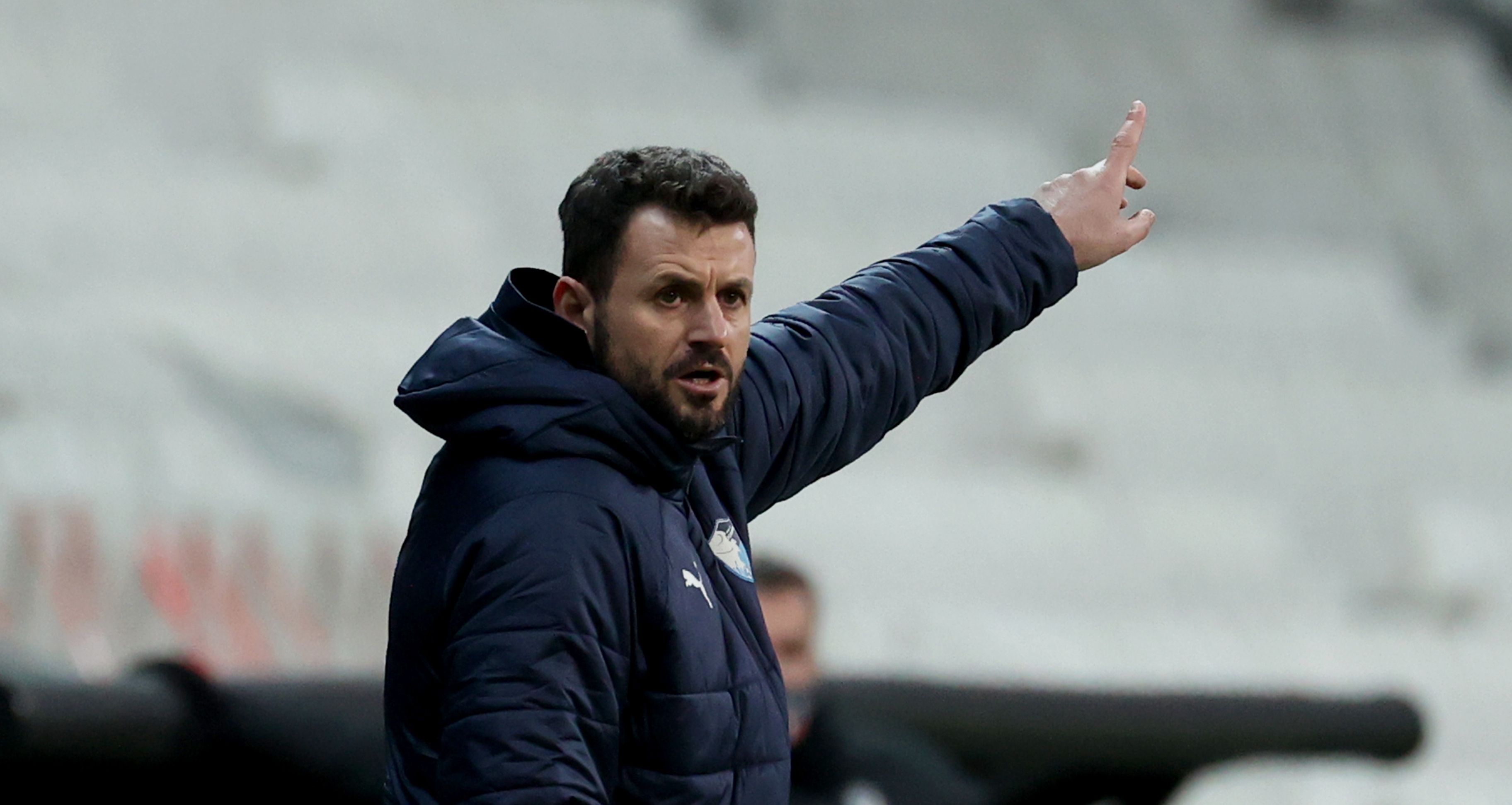 Huseyin Cimsir BB Erzurumspor Coach vs. Besiktas 12/20/20