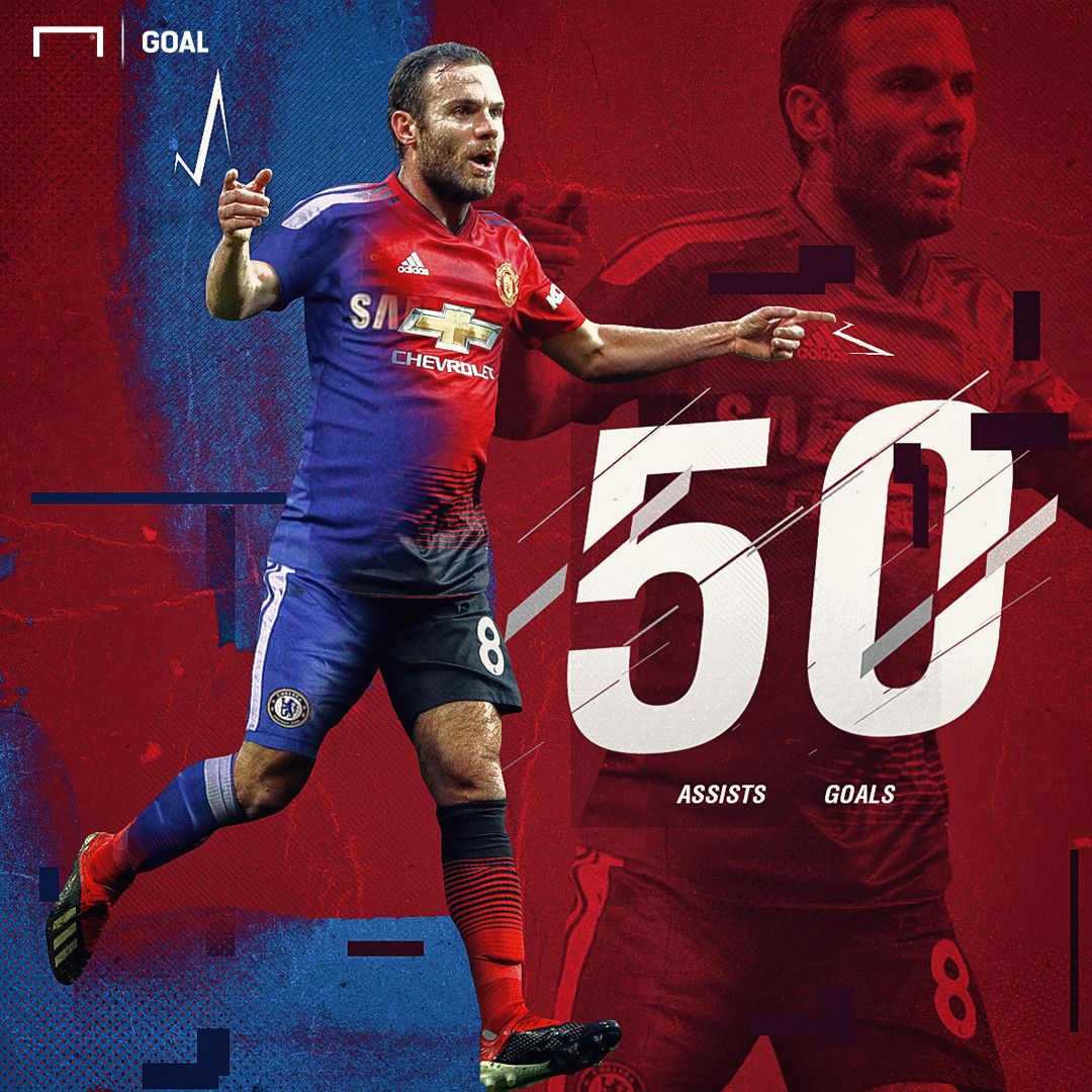 Mata, 50 goles y 50 asistencias