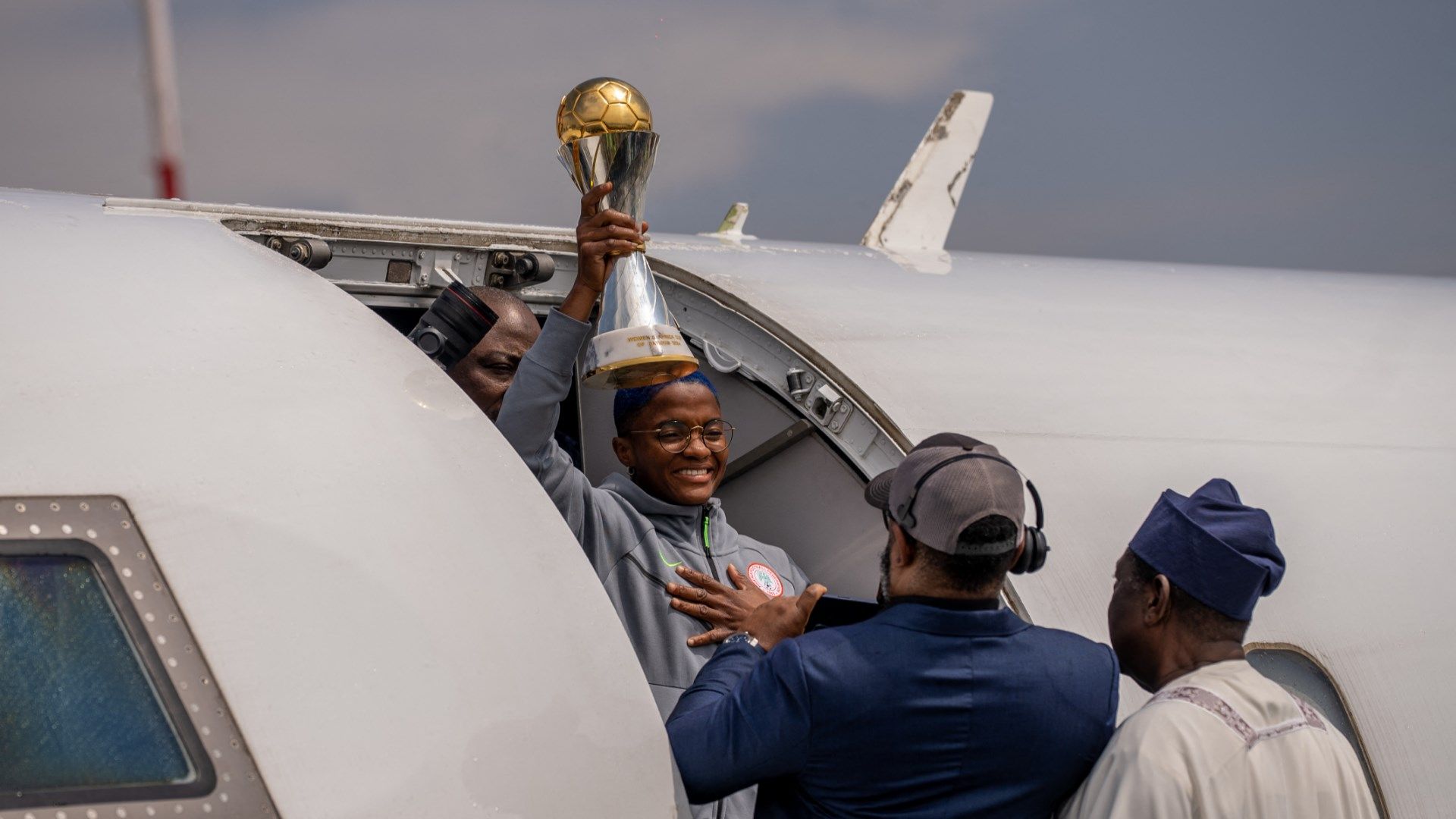 Rasheedat Ajibade Nigeria AFCON trophy 2025