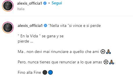 Sanchez post Instagram