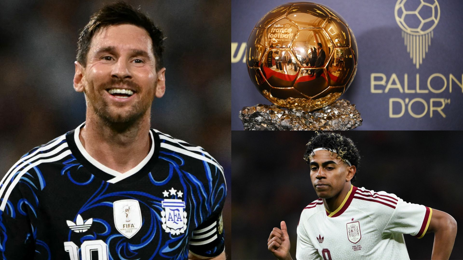 Lionel Messi Lamine Yamal Ballon d'Or