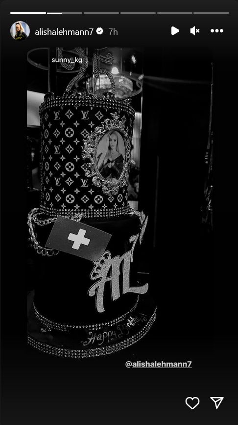 Alsiha Lehmann Birthday Cake Aston Villa