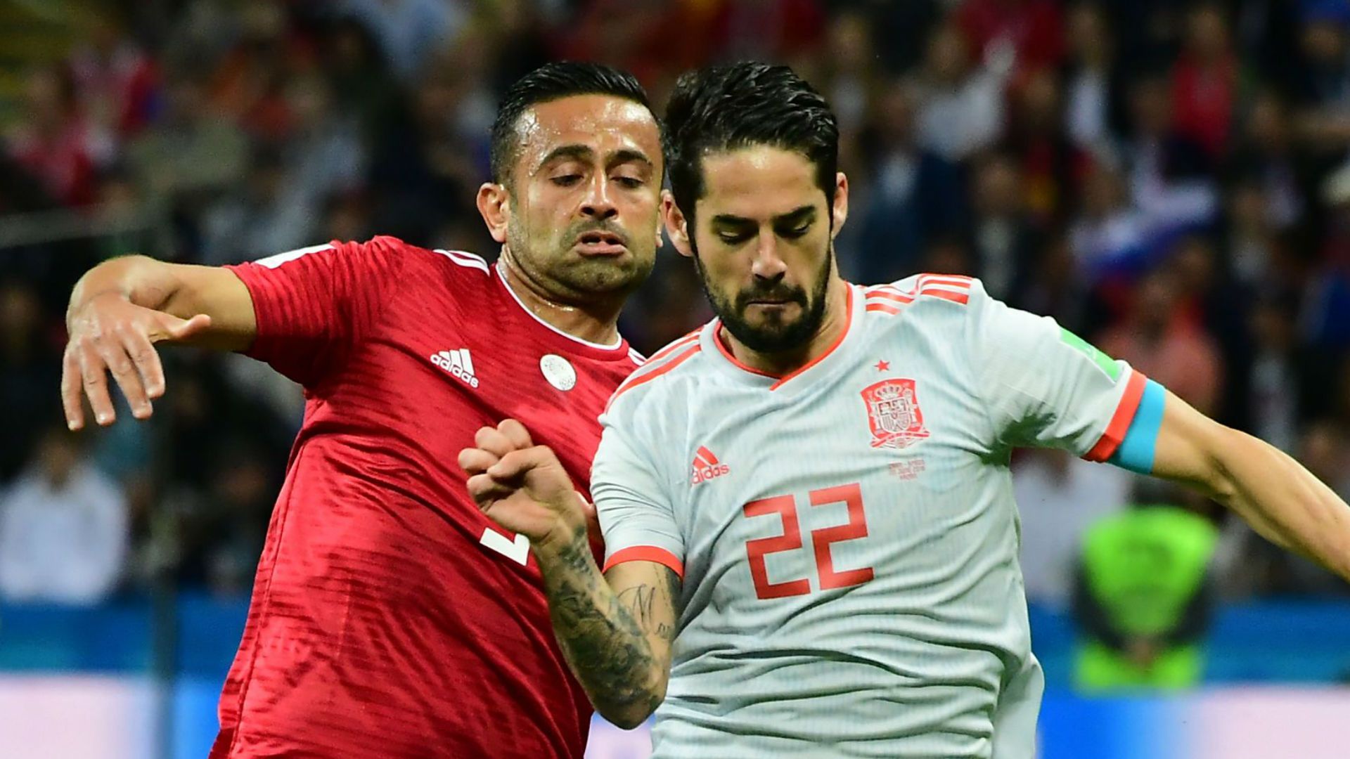 Isco Omid Ebrahimi Spain Iran World Cup