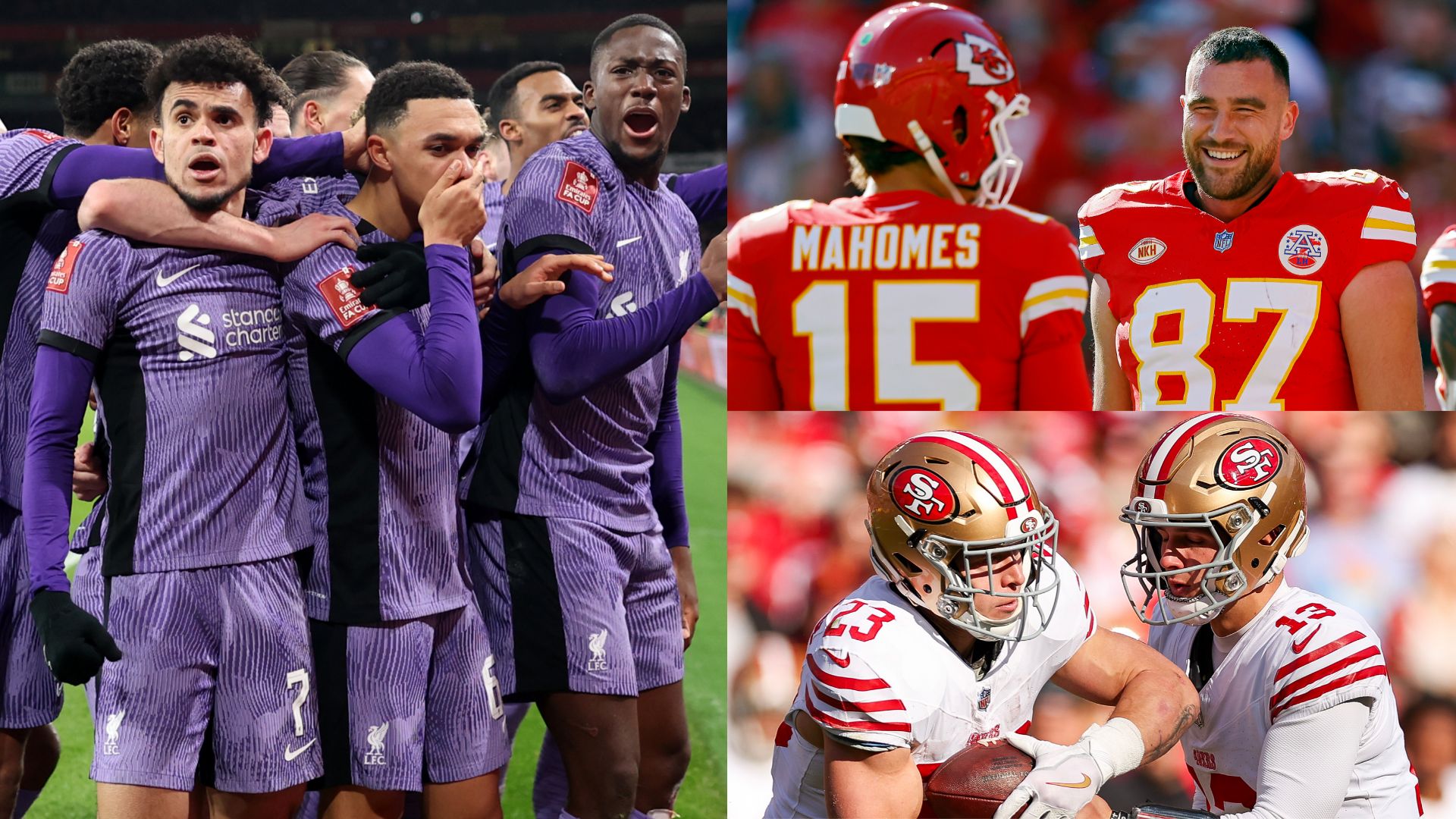 Liverpool Kanas City Chiefs San Francisco 49ers Super Bowl 2024