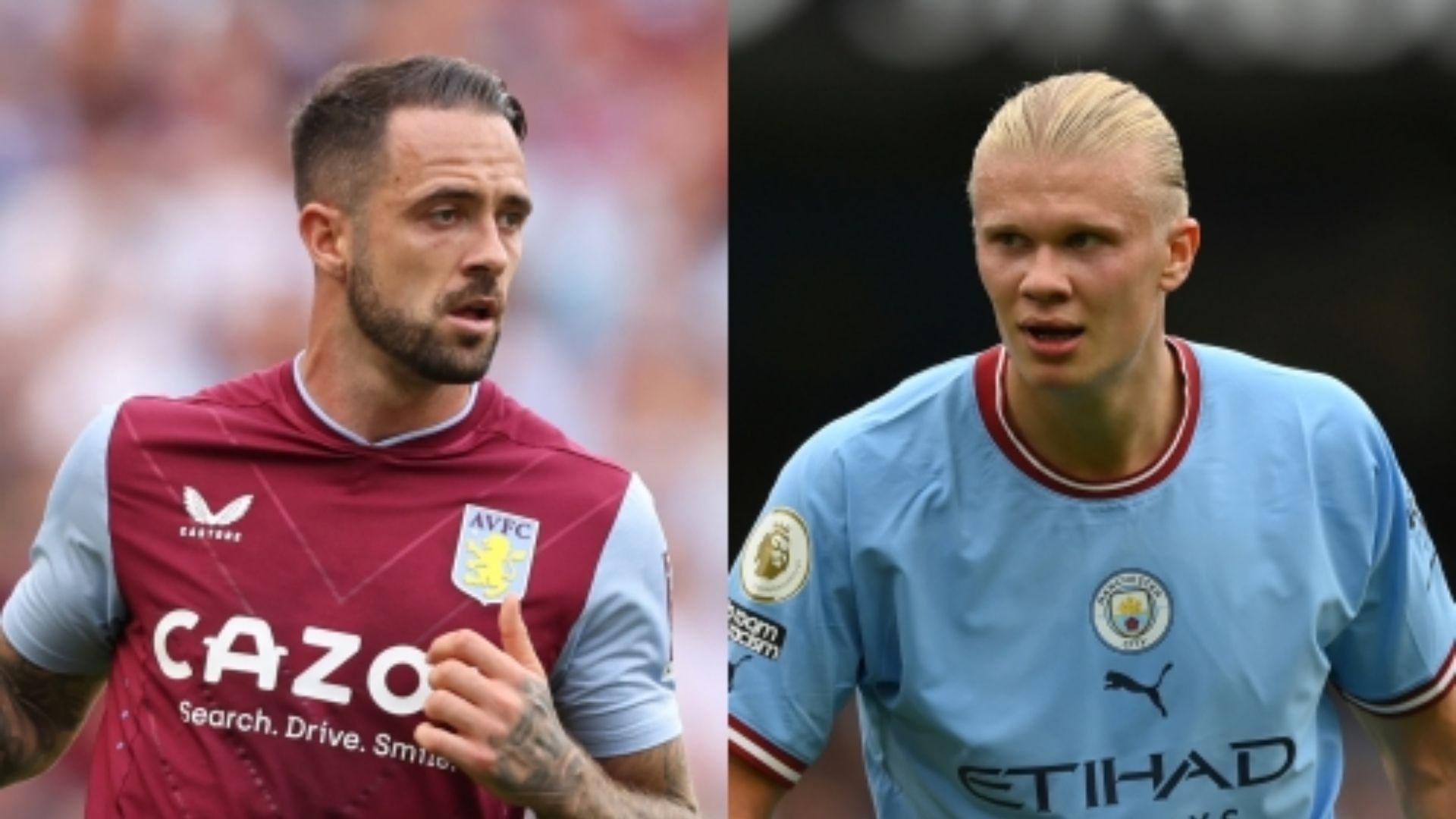 Danny Ings Aston Villa Erling Haaland Manchester City