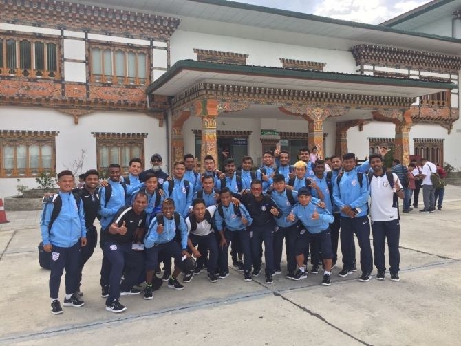 India U-18 at SAFF 2017