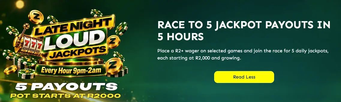 ZARbet Late Night Loud Jackpots
