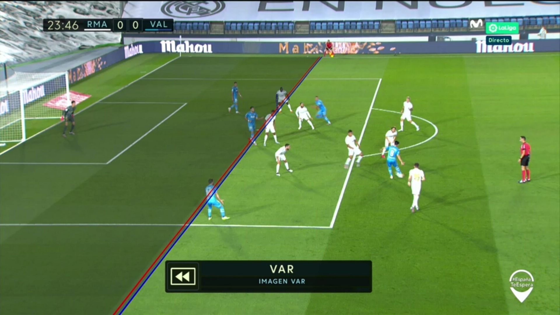 VAR Real Madrid Valencia 18062020