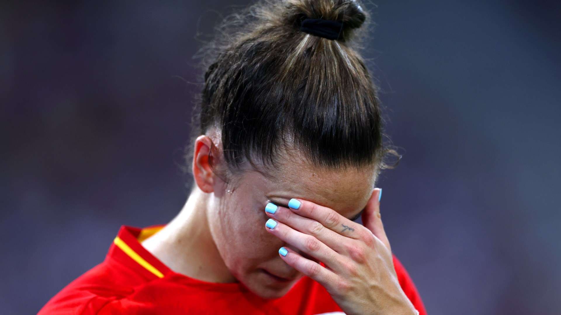 Spain defense women's Olympics 2024