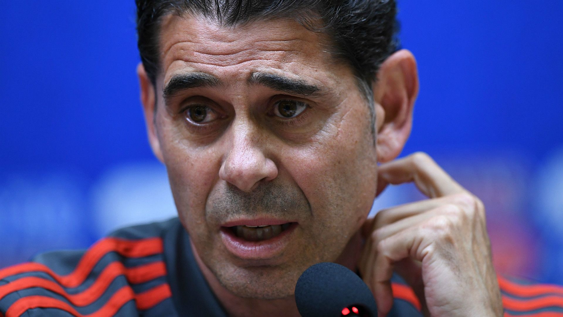 Fernando Hierro Spain presser