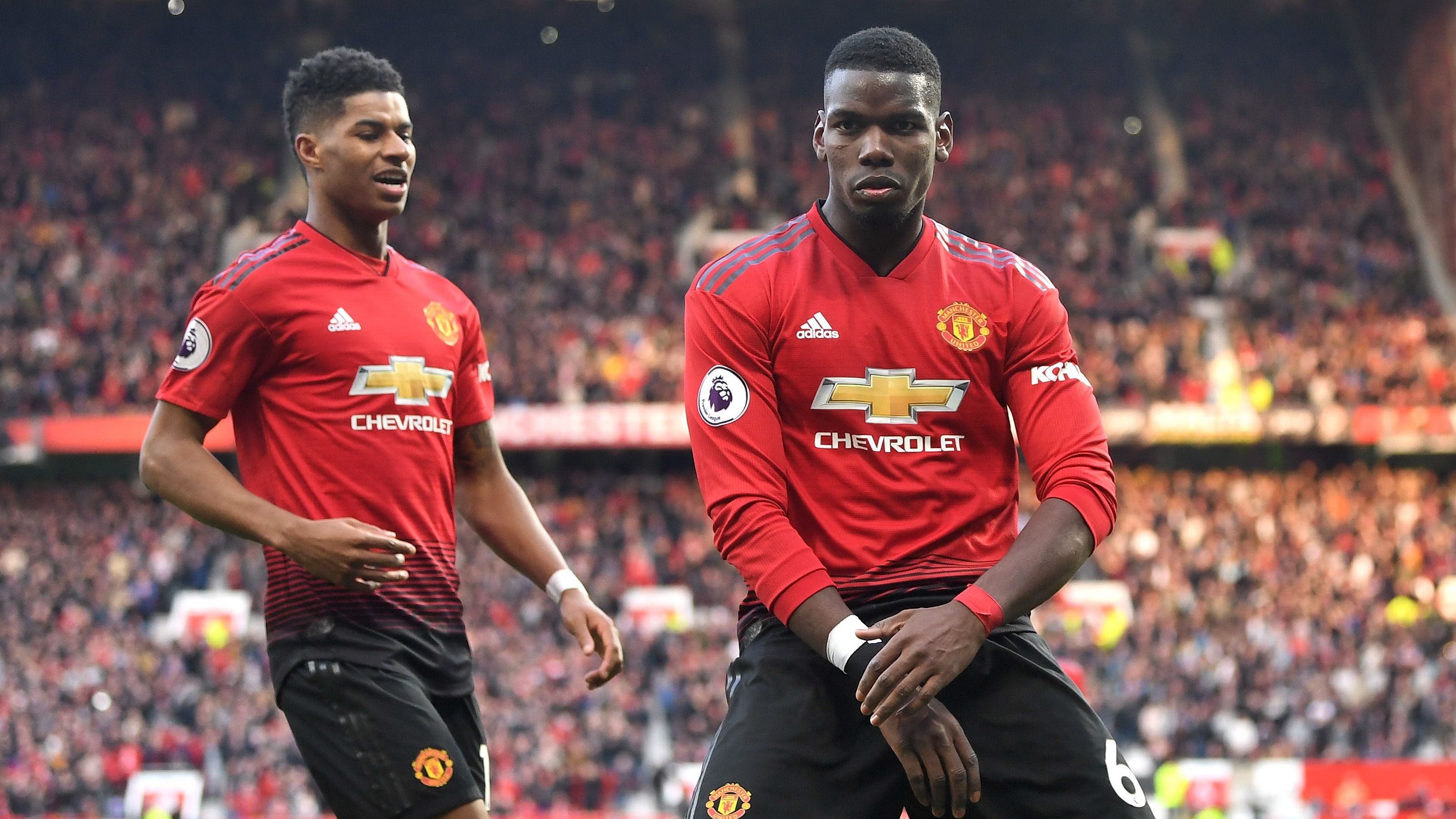 Paul Pogba Marcus Rashford Manchester United