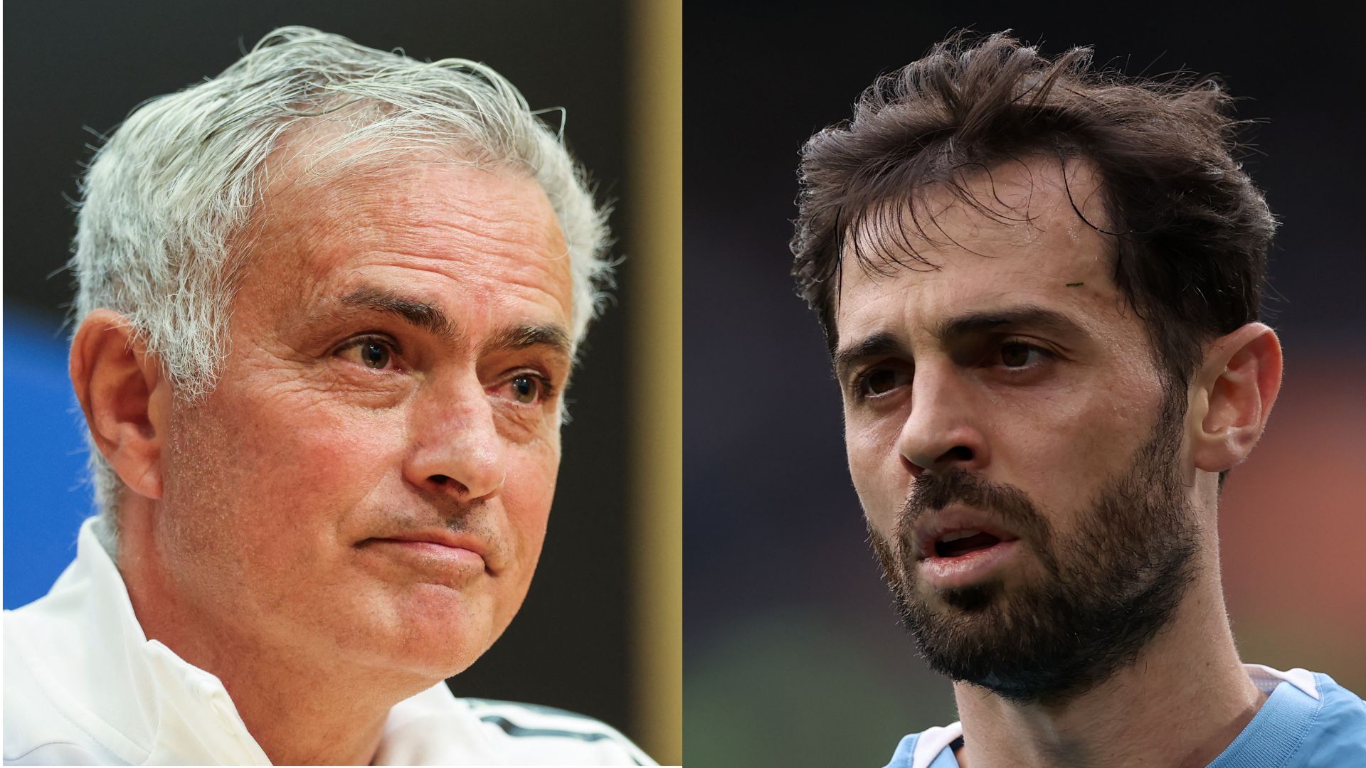 GFX Jose Mourinho Bernardo Silva