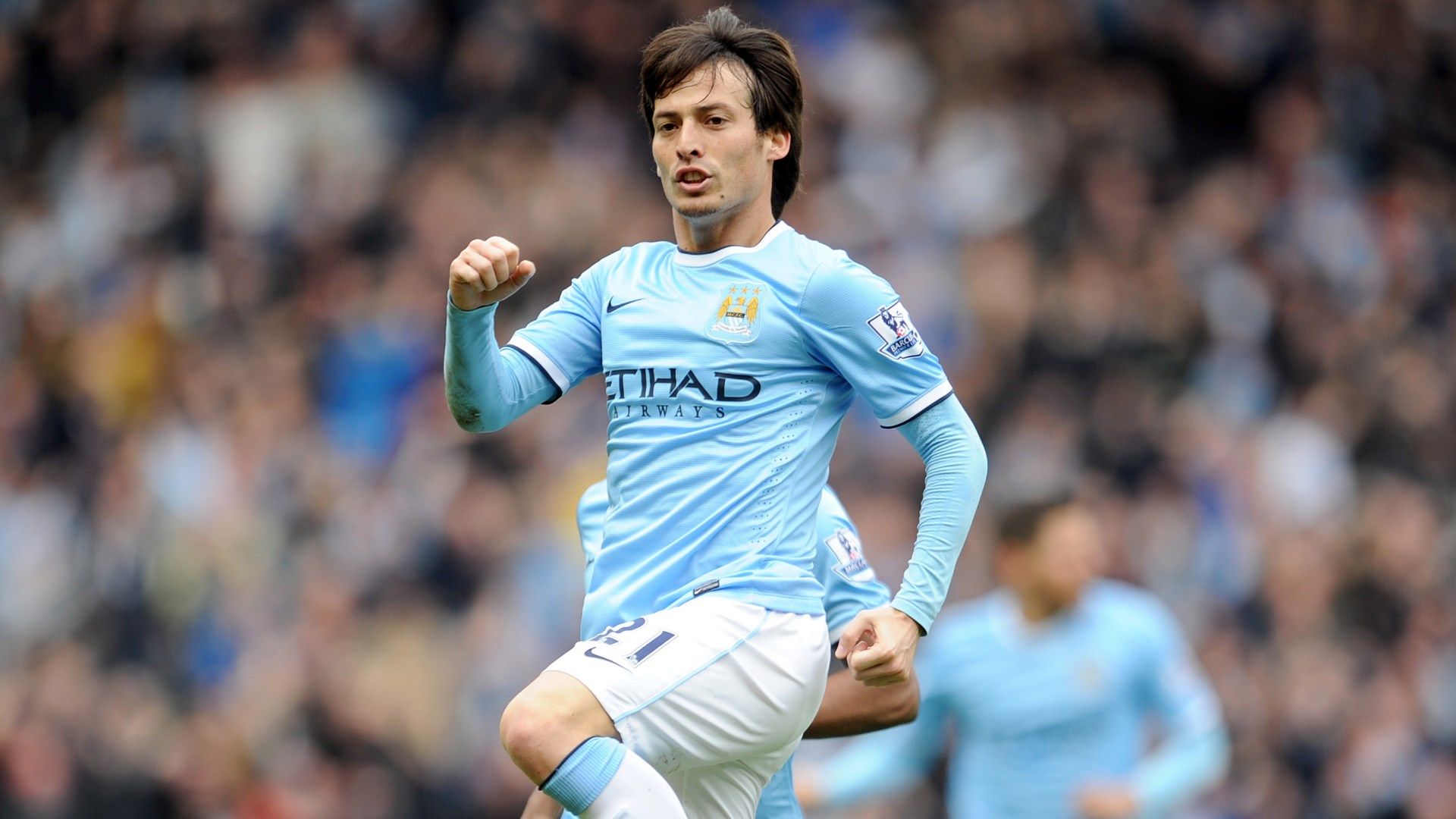 David Silva Man City 2014