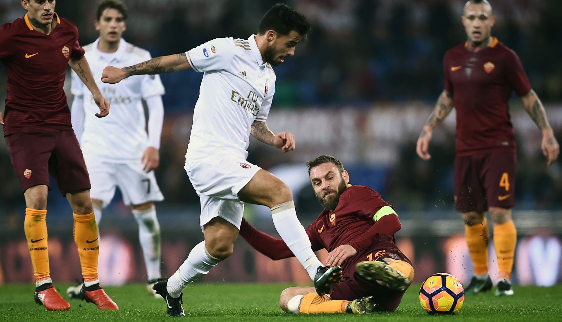Suso De Rossi Roma Milan Serie A