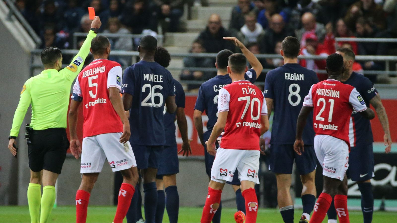 Sergio Ramos Reims PSG Ligue1