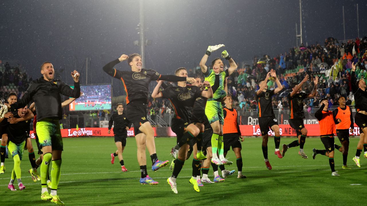 venezia fiorentina esultanza 12 maggio 2025