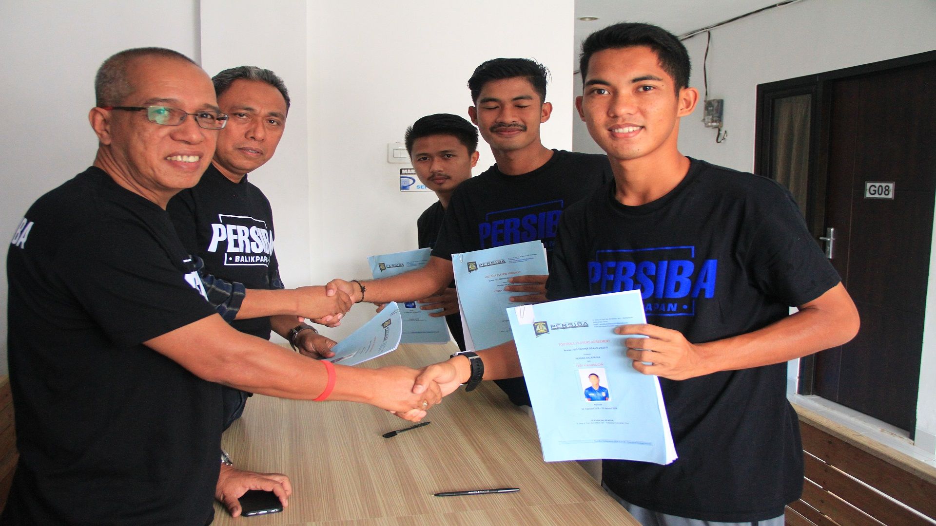 Penandantanganan Kontrak Pemain Persiba Balikpapan 2018
