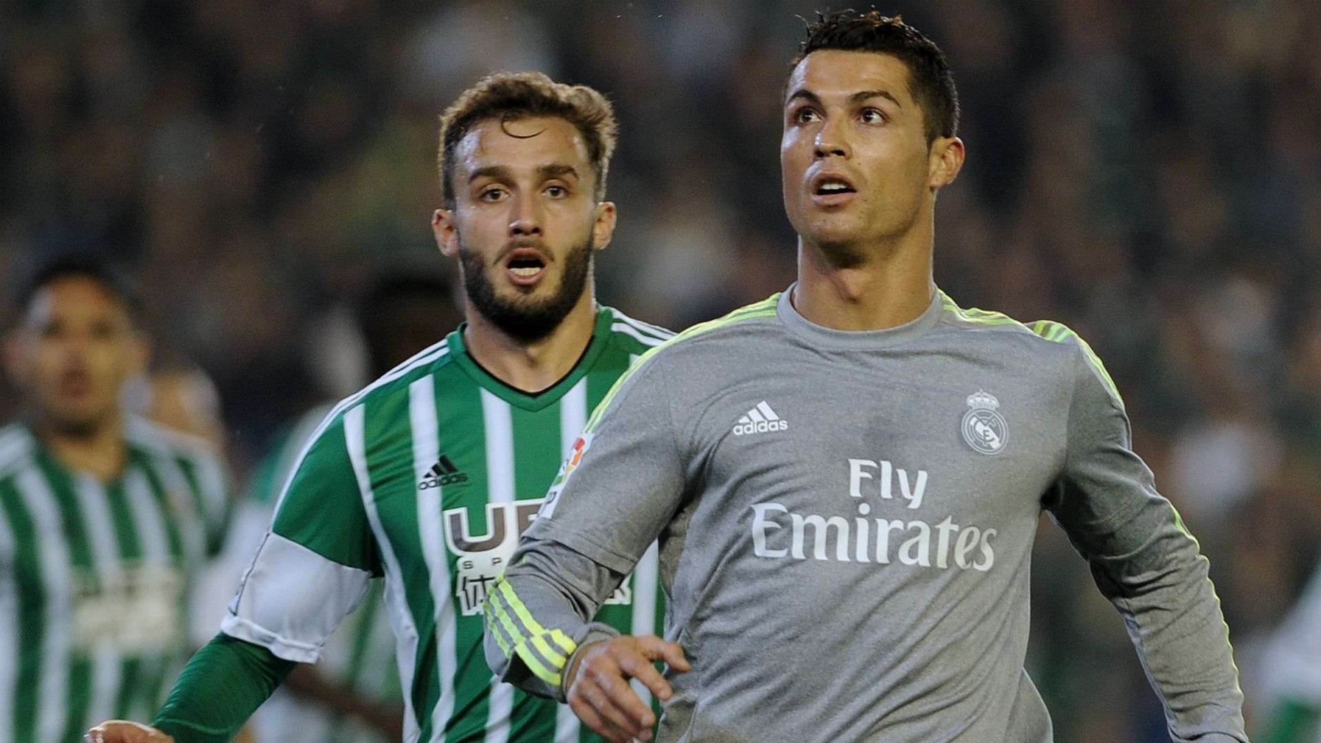German Pezzella Cristiano Ronaldo Betis Real Madrid La Liga 24012016