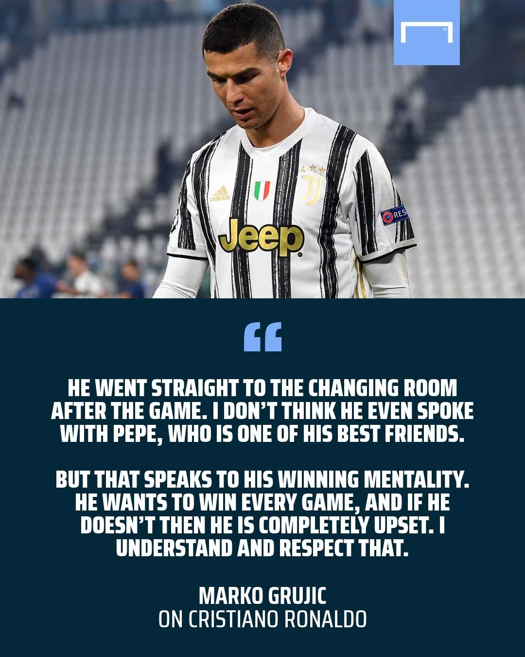 Ronaldo Grujic quote GFX