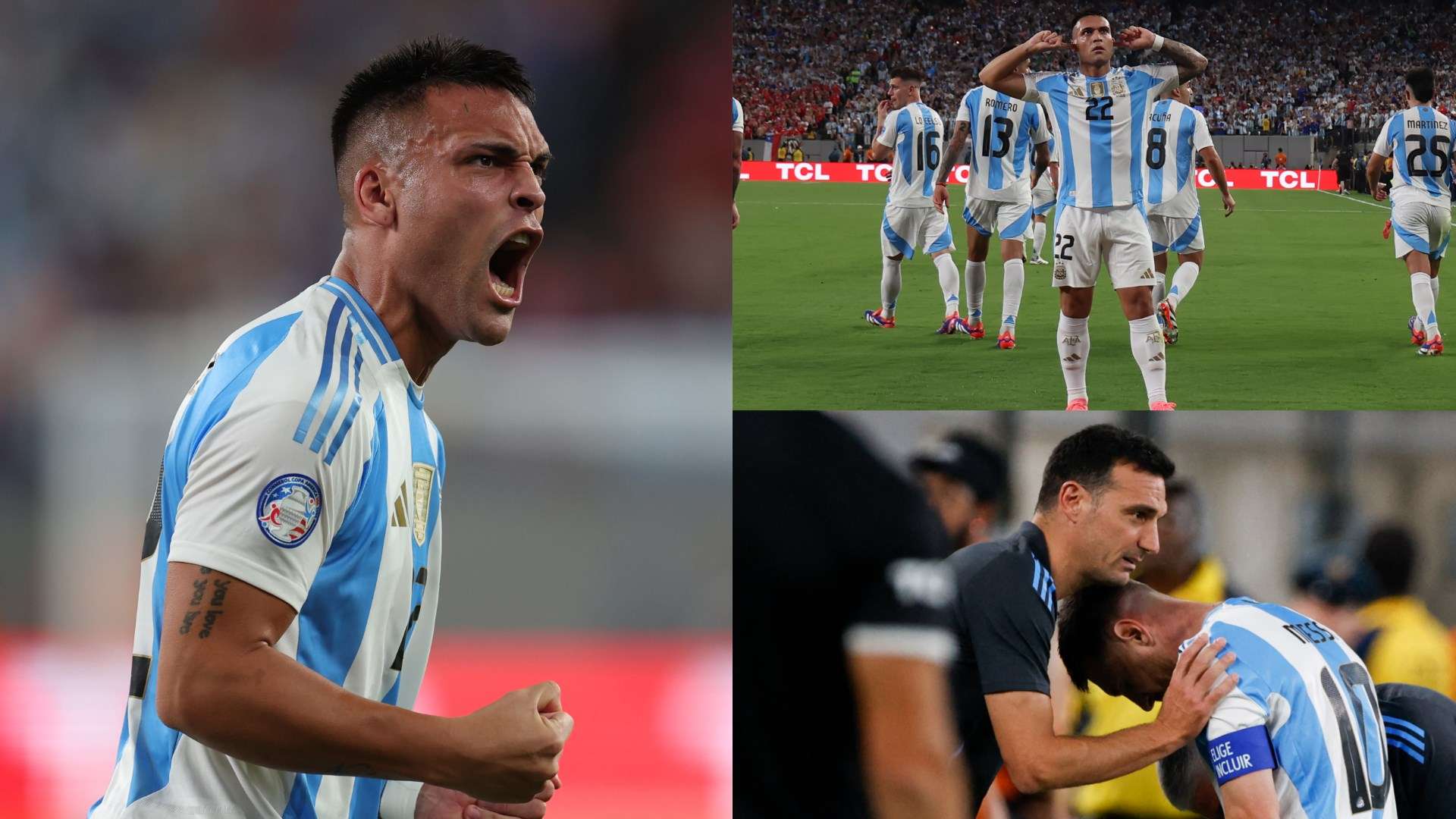 Argentina Split Copa America Chile