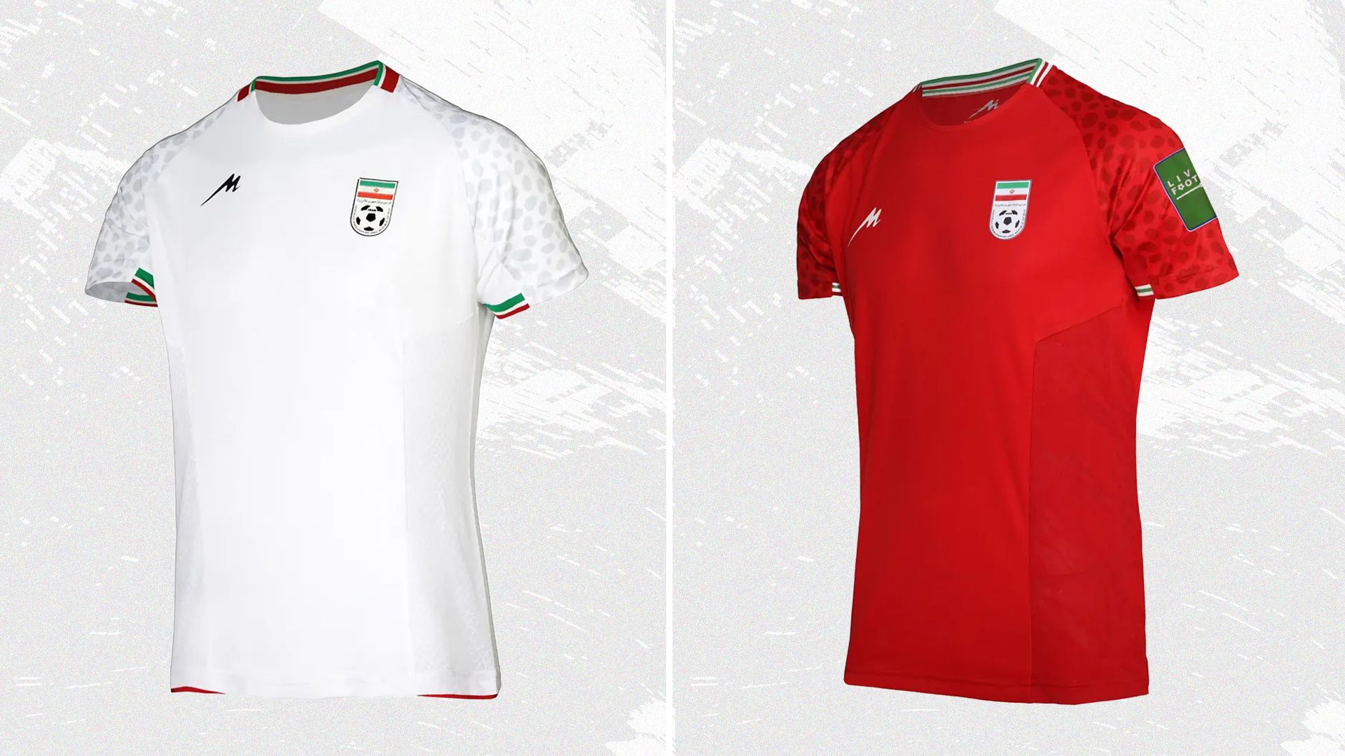 Iran 2022 World Cup kits - home and away