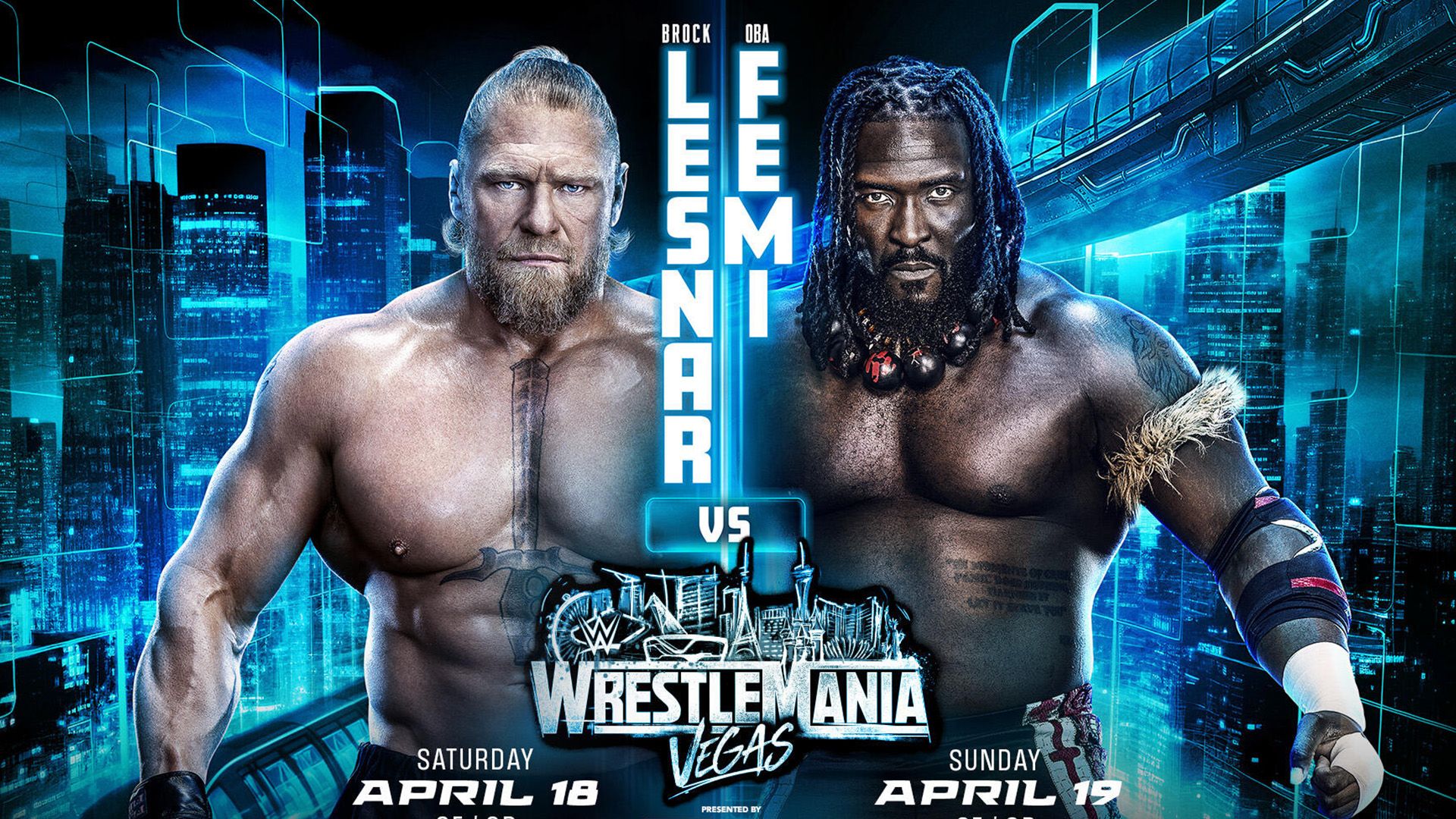 Brock Lesnar vs Oba Femi 