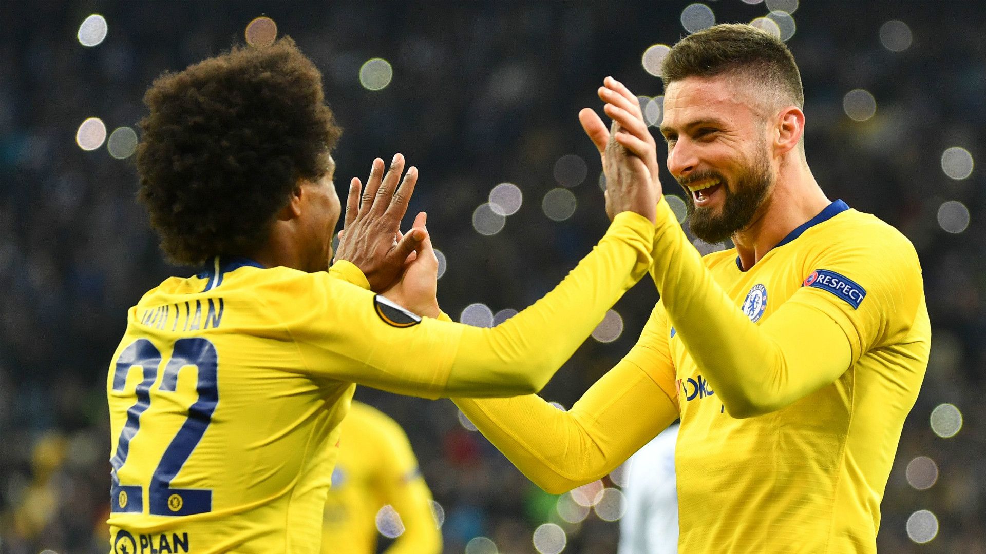 Willian Olivier Giroud Chelsea 2018-19