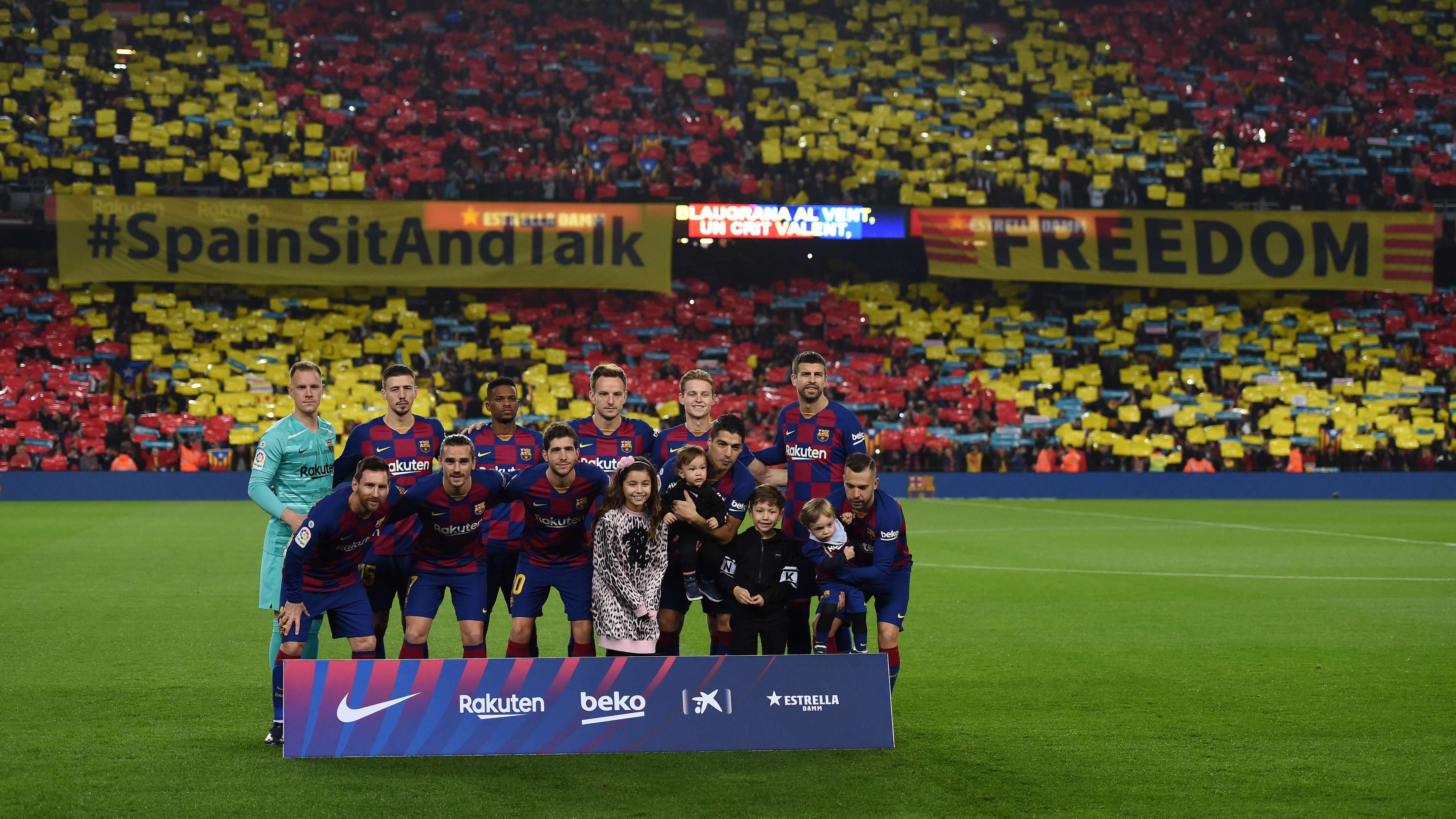 Protestas Independencia Barcelona Real Madrid El Clásico LaLiga 18122019