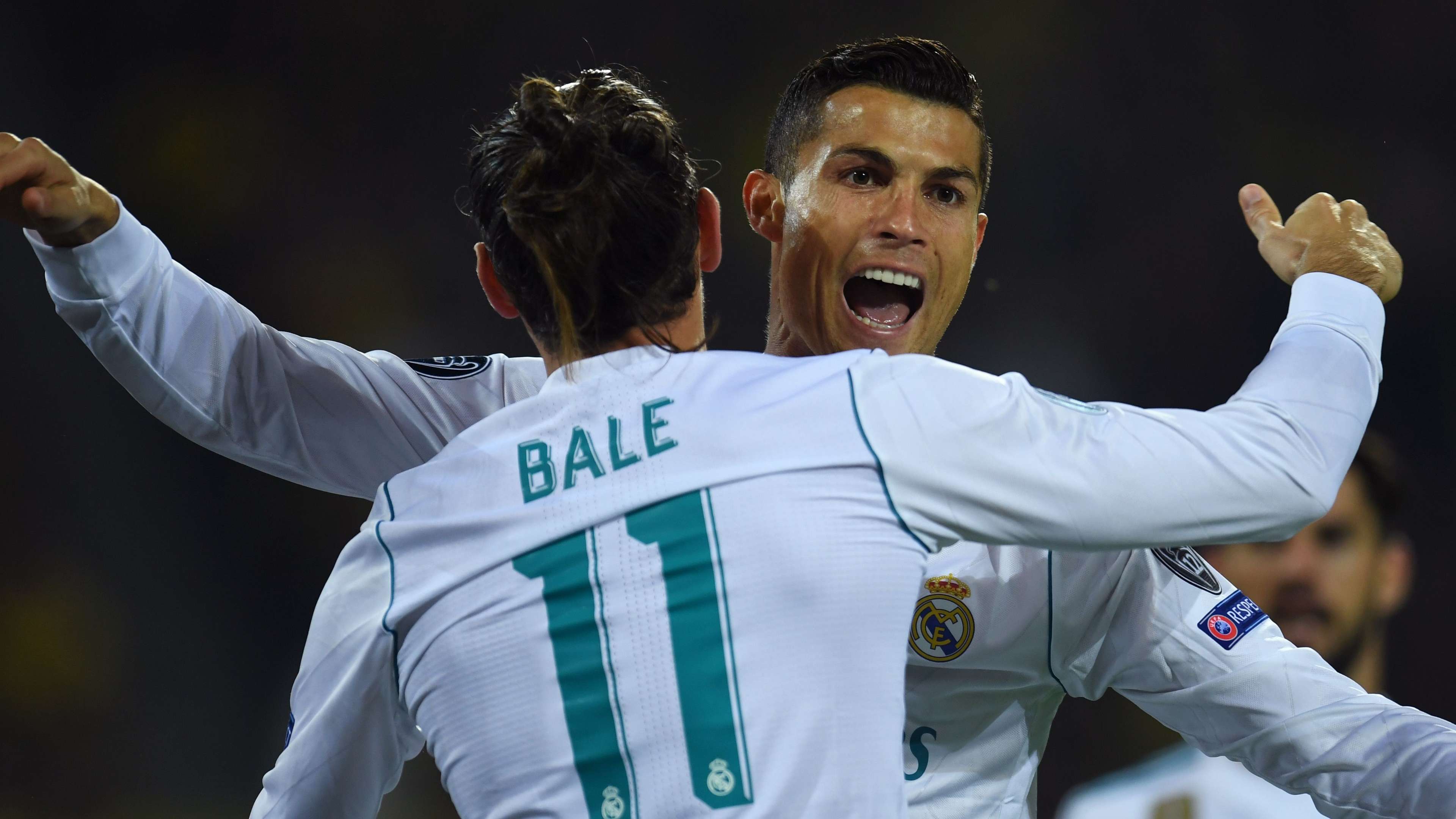 Cristiano Ronaldo Gareth Bale Borussia Dortmund Real Madrid UCL 26092017