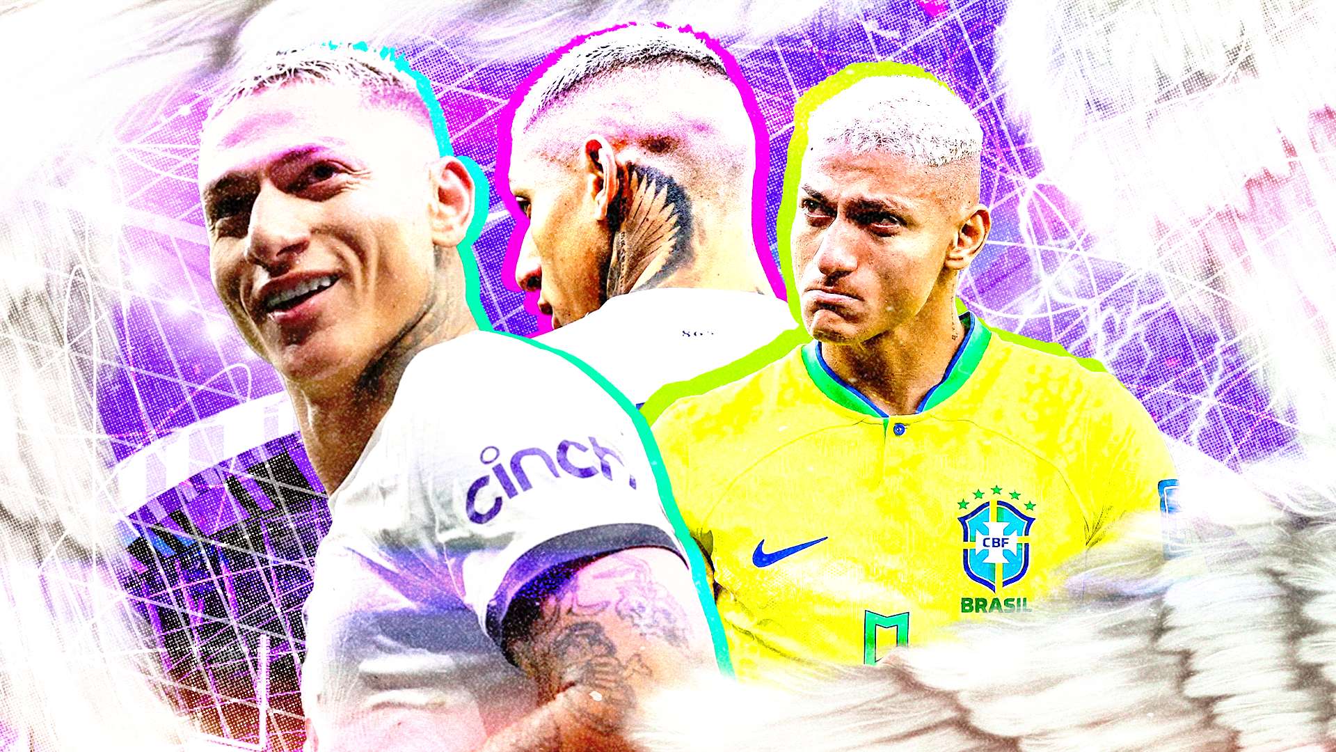 GFX Richarlison Tottenham Brasil