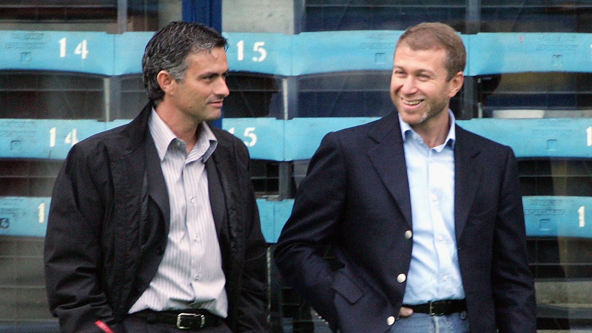 Jose Mourinho and Roman Abramovich