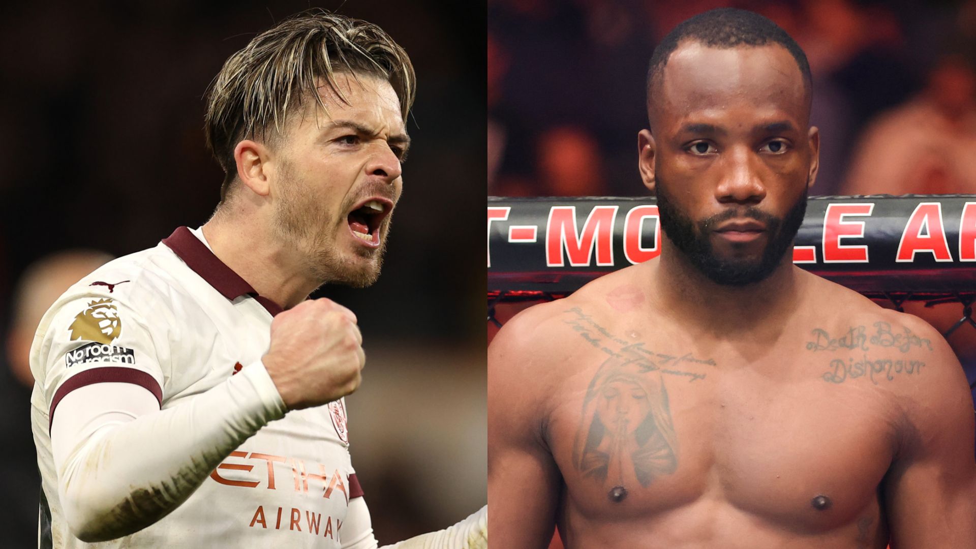 Jack Grealish Leon Edwards split