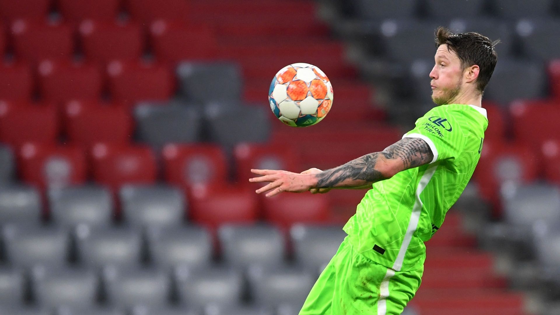 Wolfsburg's Dutch forward Wout Weghorst