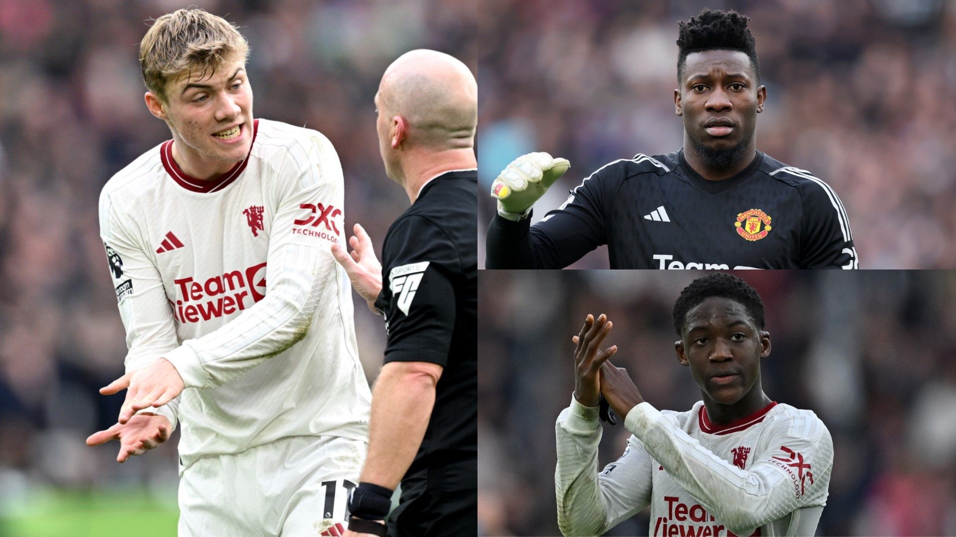 Hojlund Onana Mainoo Man Utd GFX