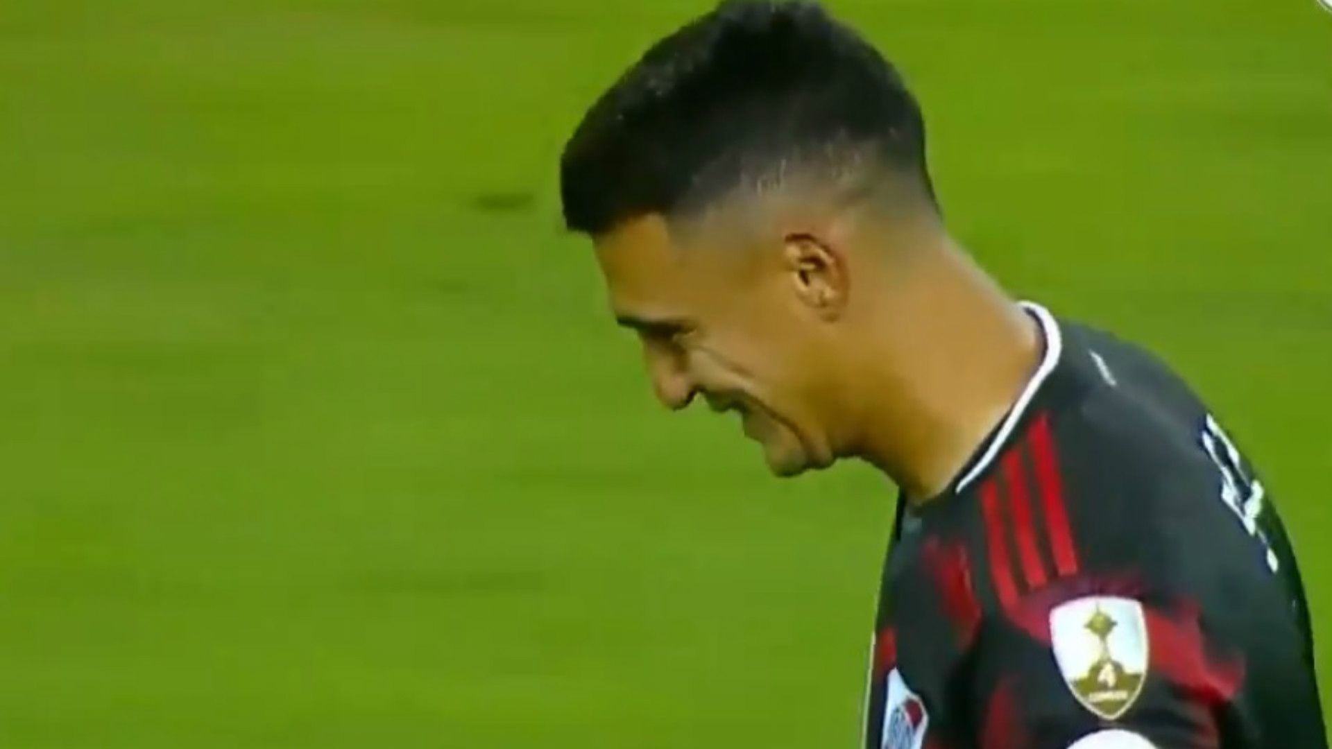 Captura Matias Suarez Palestino River Copa Libertadores 24042019