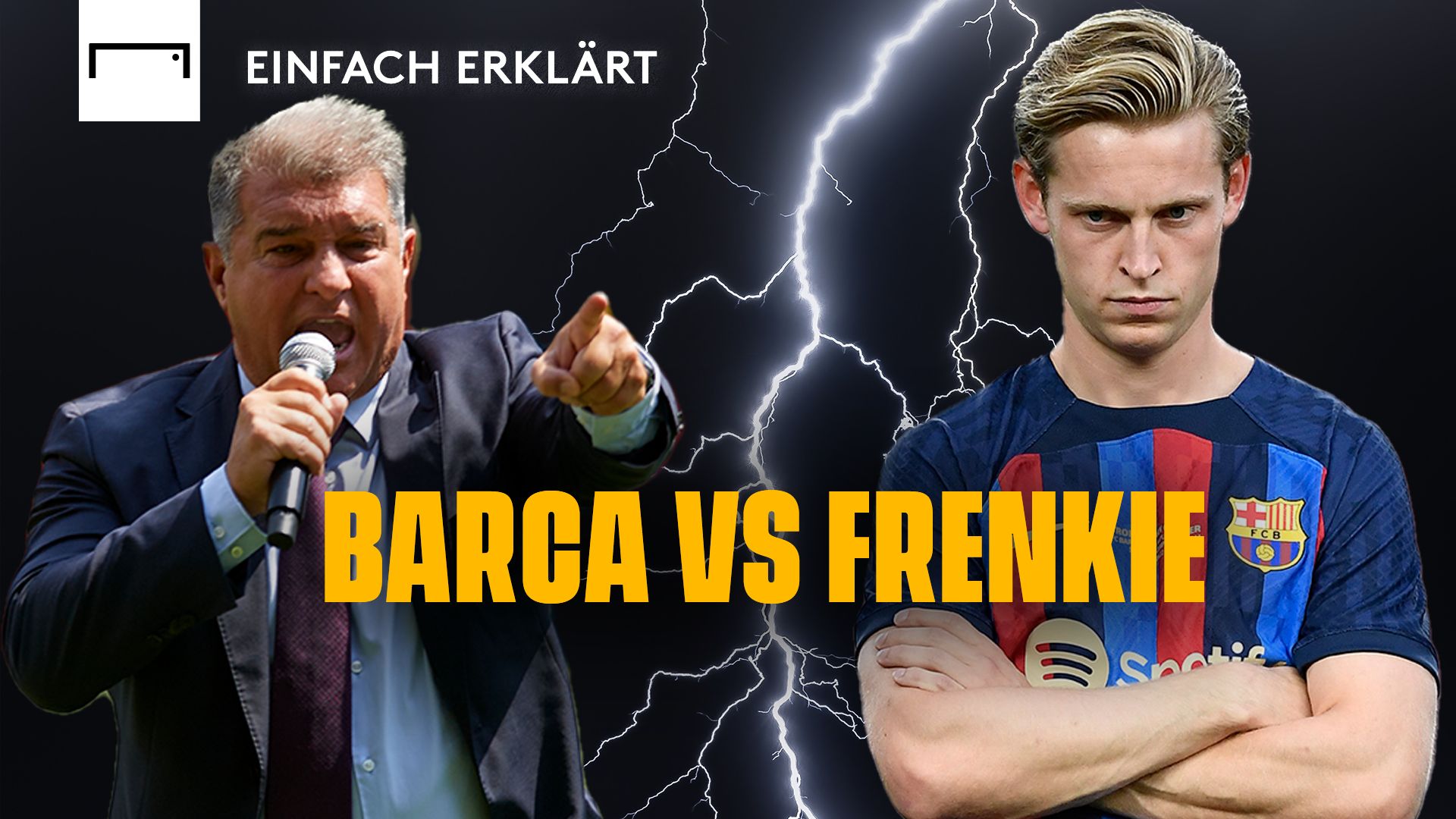 Frenkie de Jong Joan Laporta Barcelona