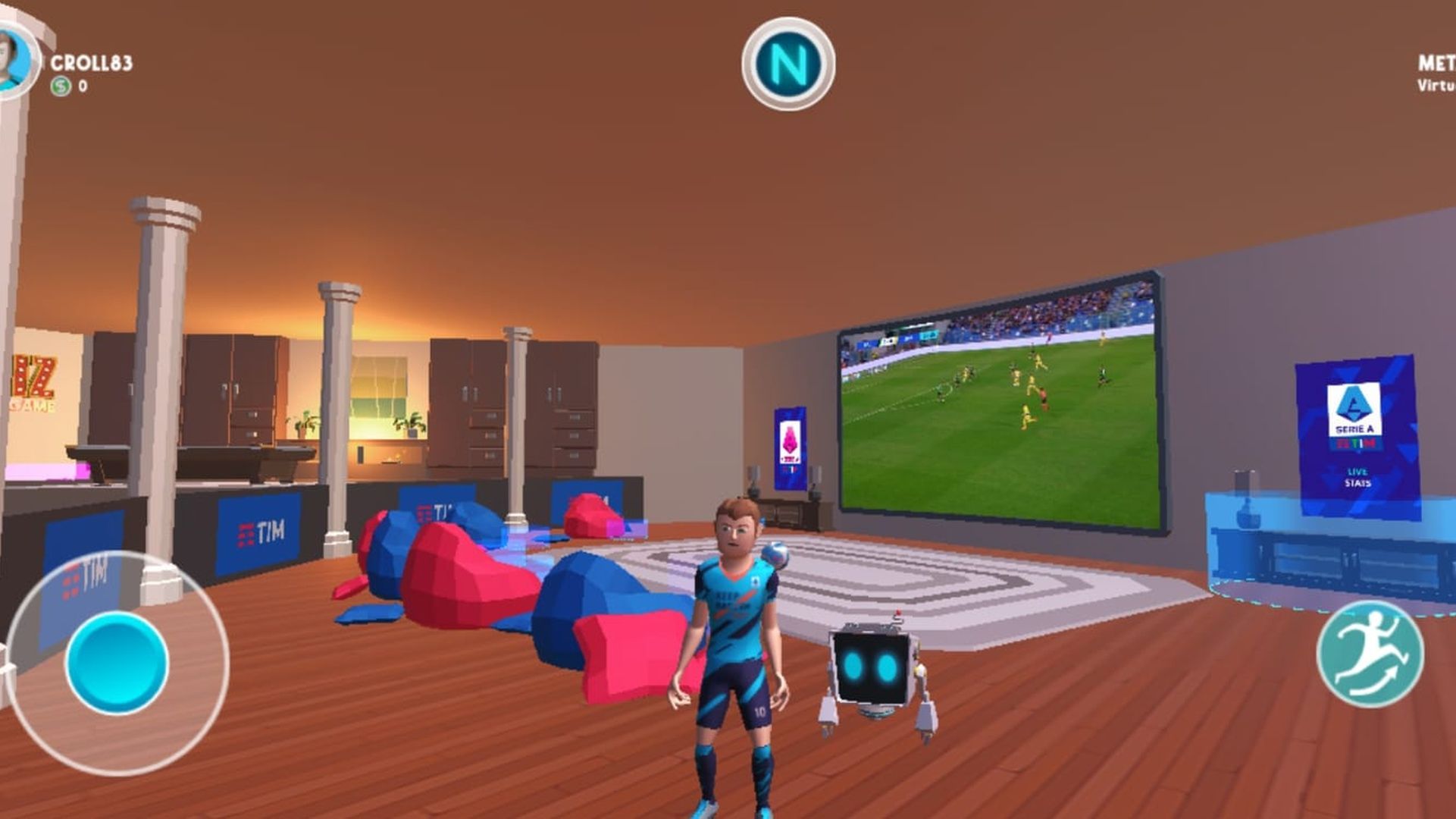 Stanza Lega Serie A su Metaverso