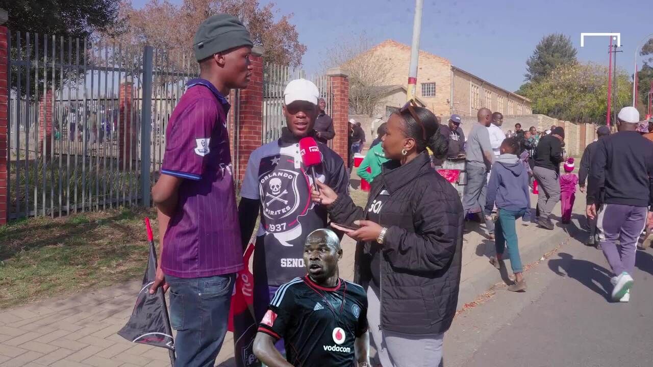 Orlando Pirates fans on Mabasa ranking video