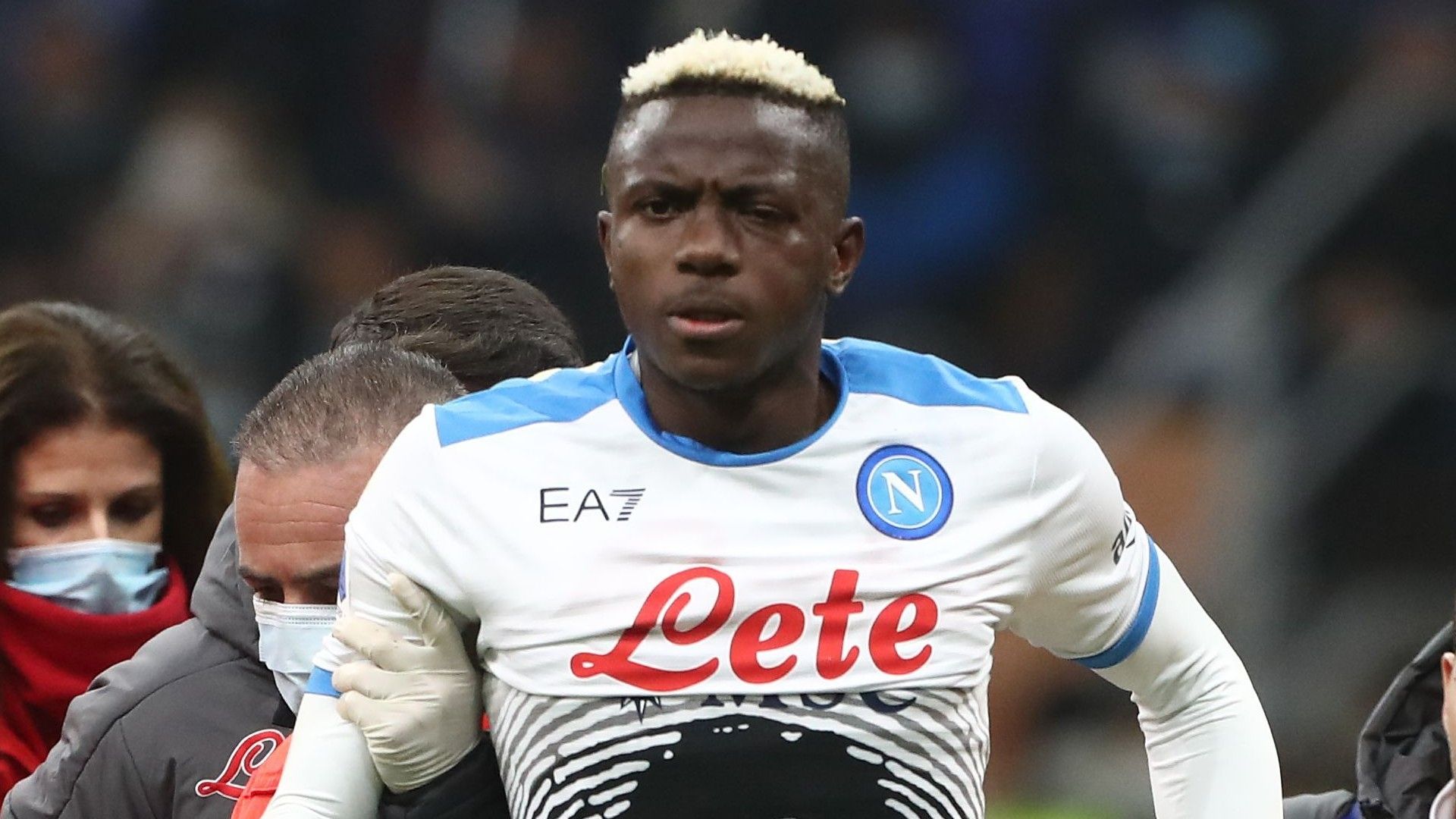 Victor Osimhen Napoli Inter injury 2021-22