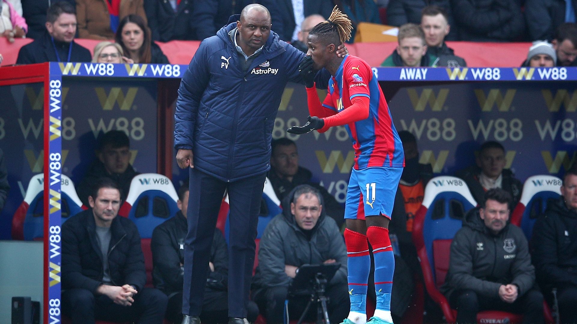 Patrick Vieira, Wilfried Zaha — Crystal Palace 2021-22