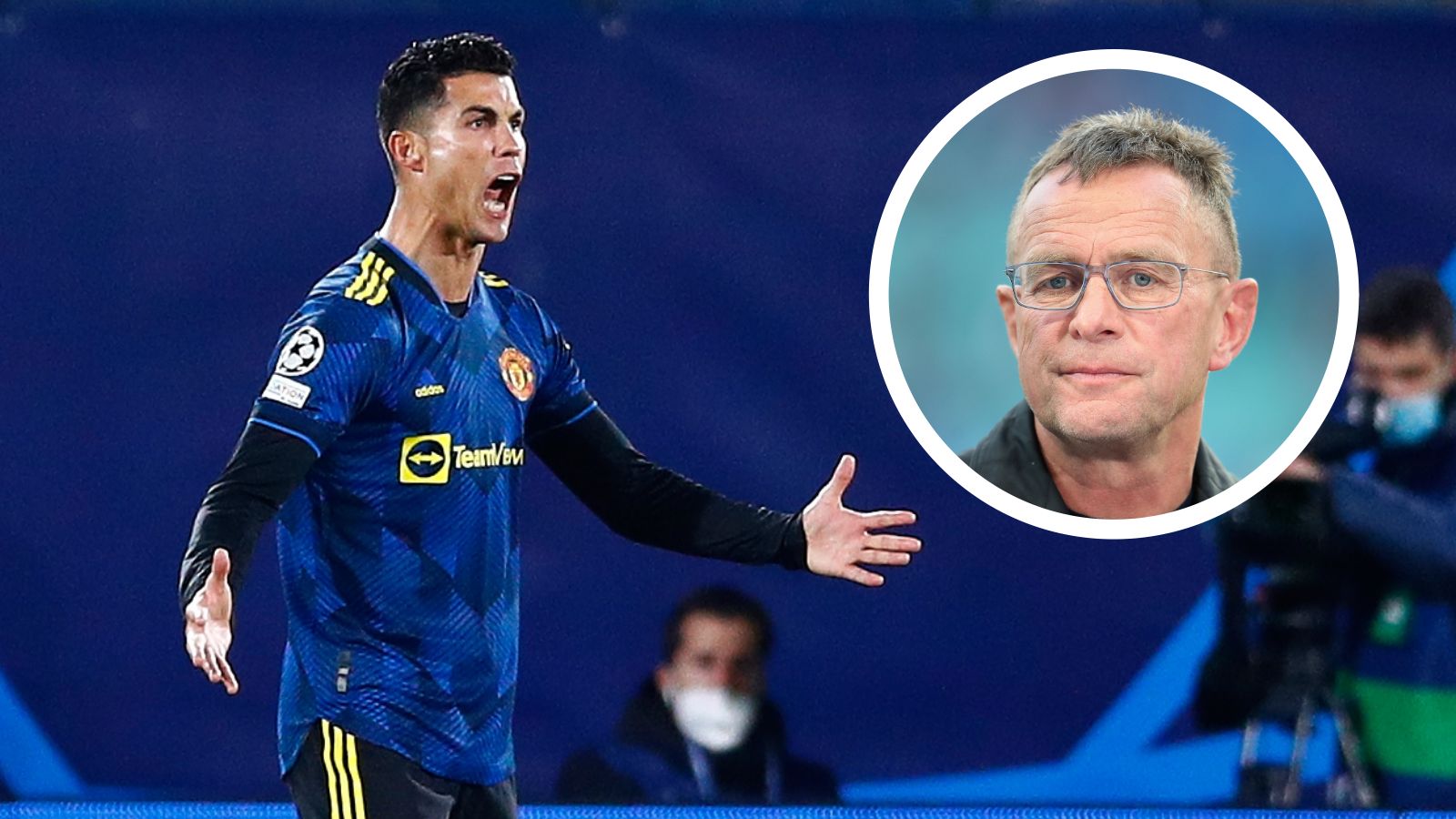 Cristiano Ronaldo Ralf Rangnick GFX