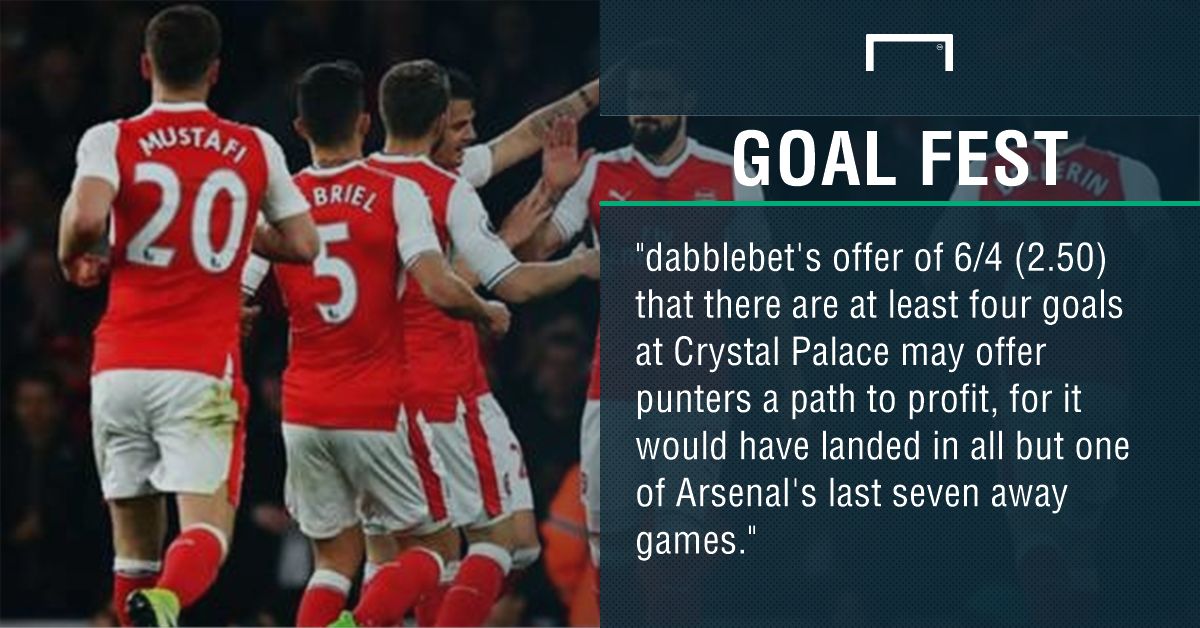 GFX Crystal Palace Arsenal betting