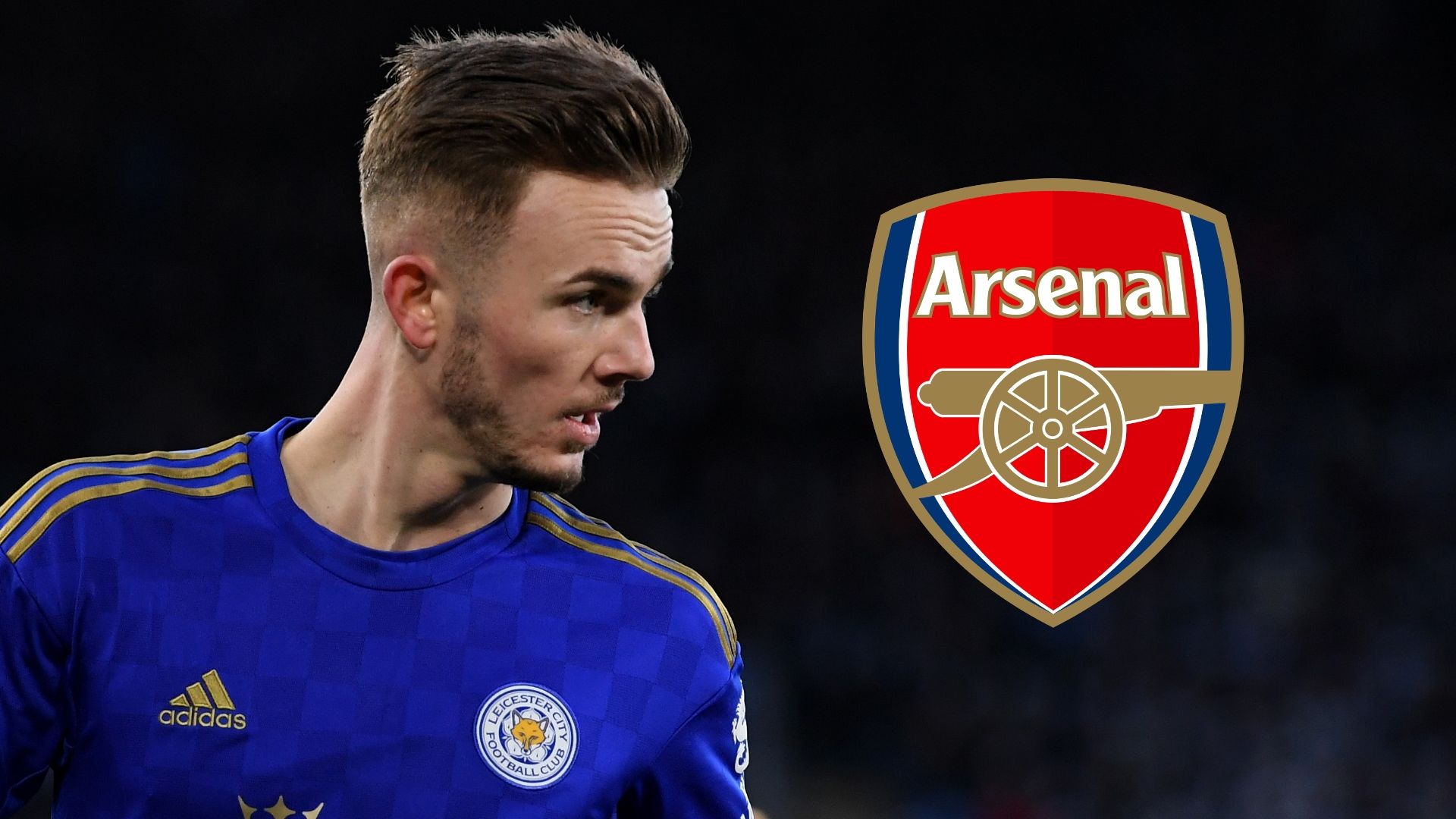 James Maddison, Arsenal logo