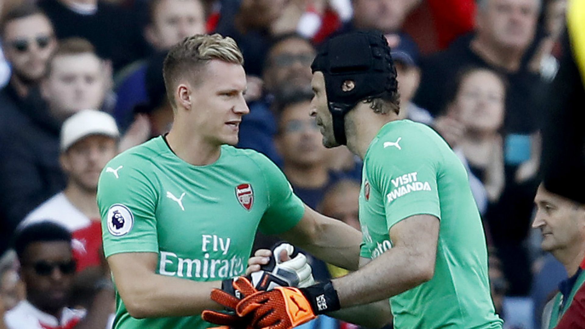 Bernd Leno Petr Cech Arsenal 2018-19