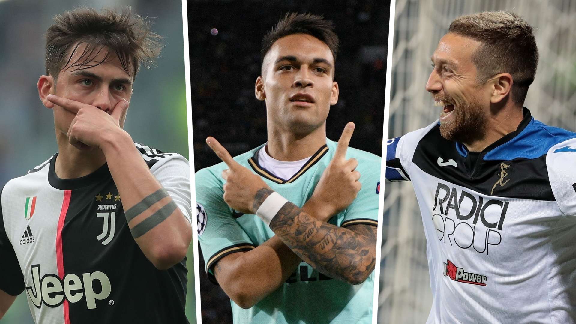 Paulo Dybala Juventus Lautaro Martinez Inter Alejandro Papu Gomez Atalanta Serie A 201920