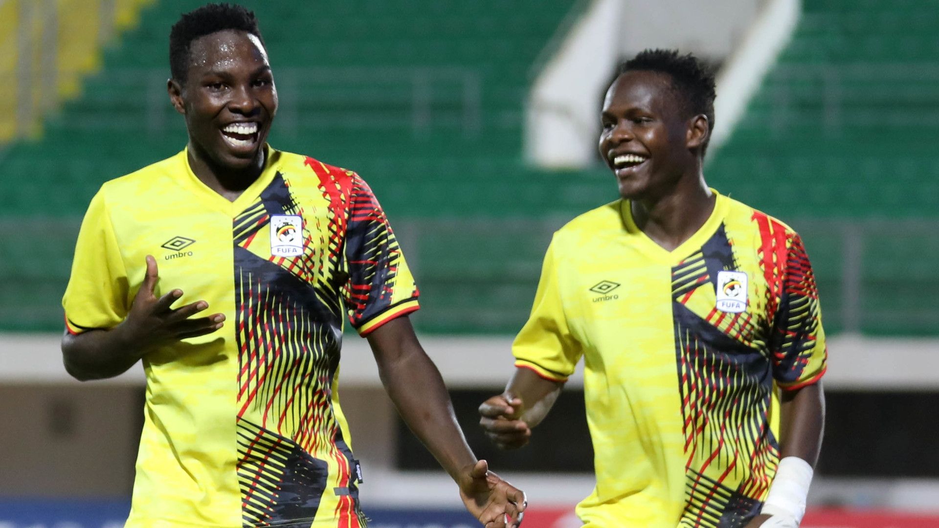 Derrick Kakooza and Richard Basangwa of Uganda