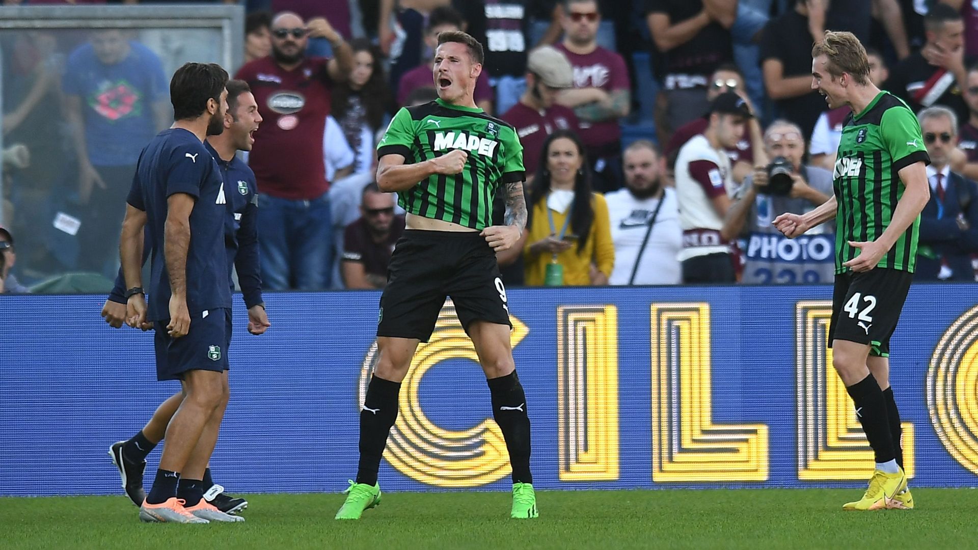Pinamonti Sassuolo Salernitana