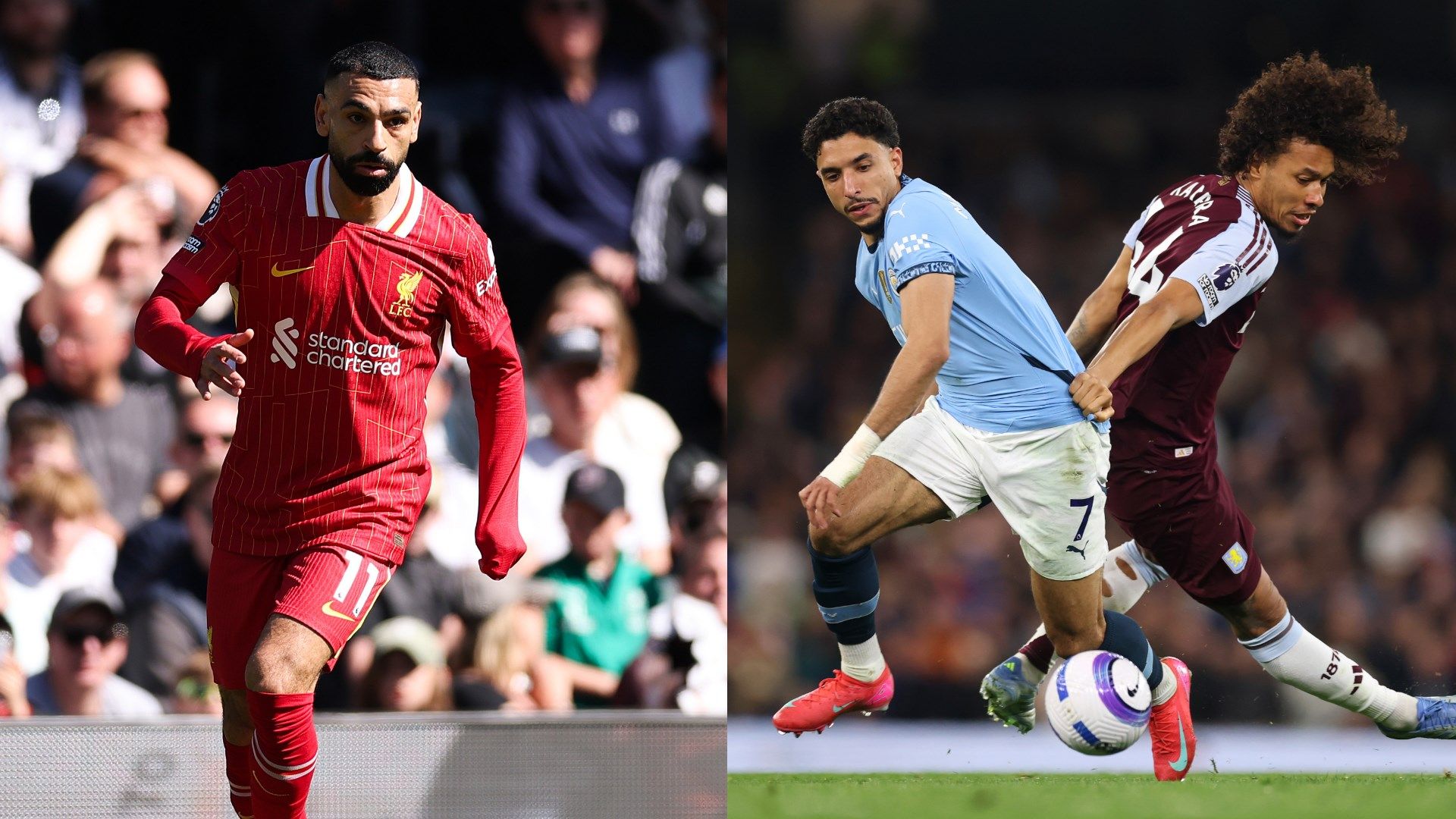 Omar Marmoush Man City Aston Villa Mohamed Salah 2024-2025