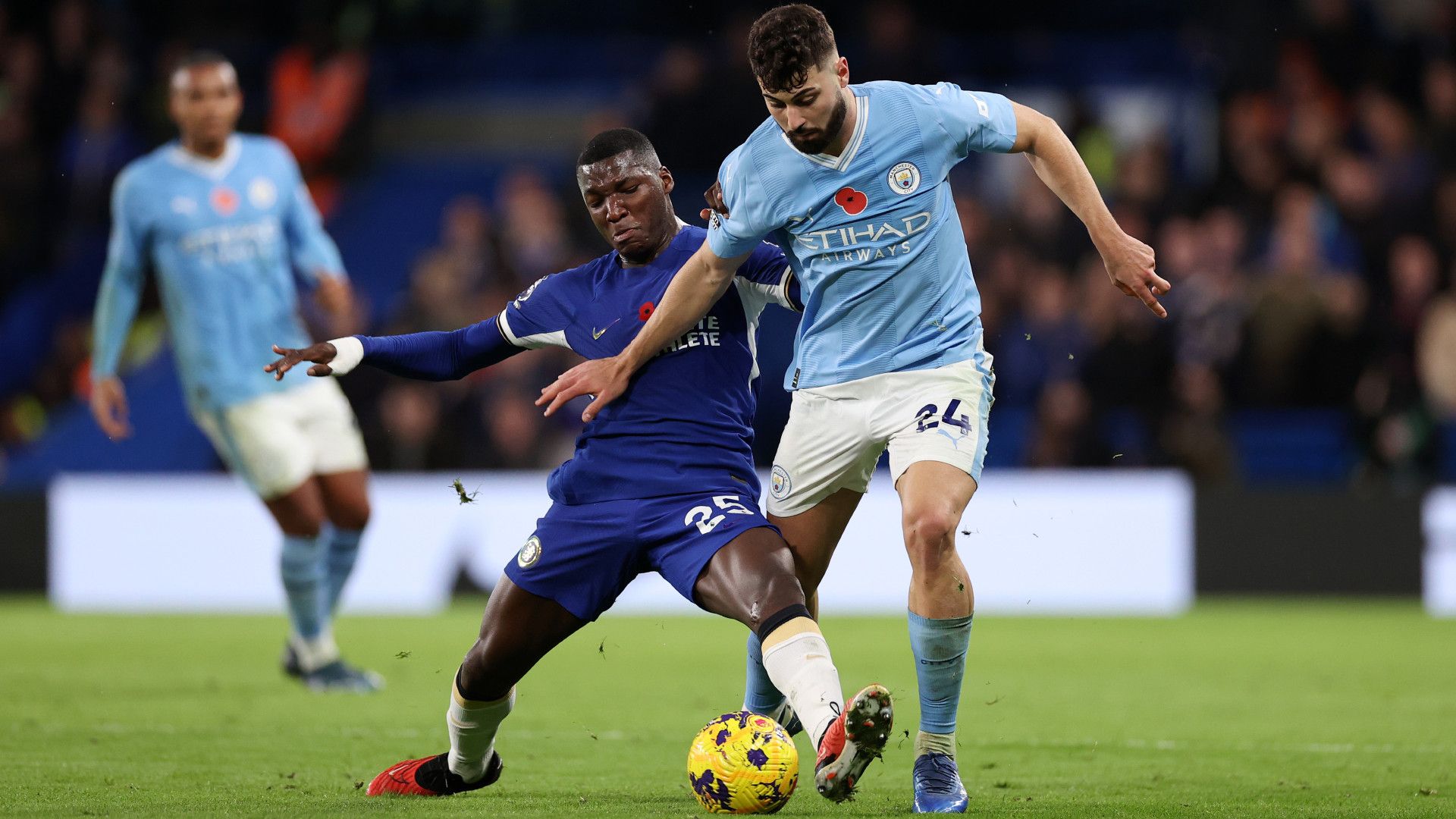 MOISES CAICEDO CHELSEA JOSKO GVARDIOL MANCHESTER CITY PREMIER LEAGUE 12112023