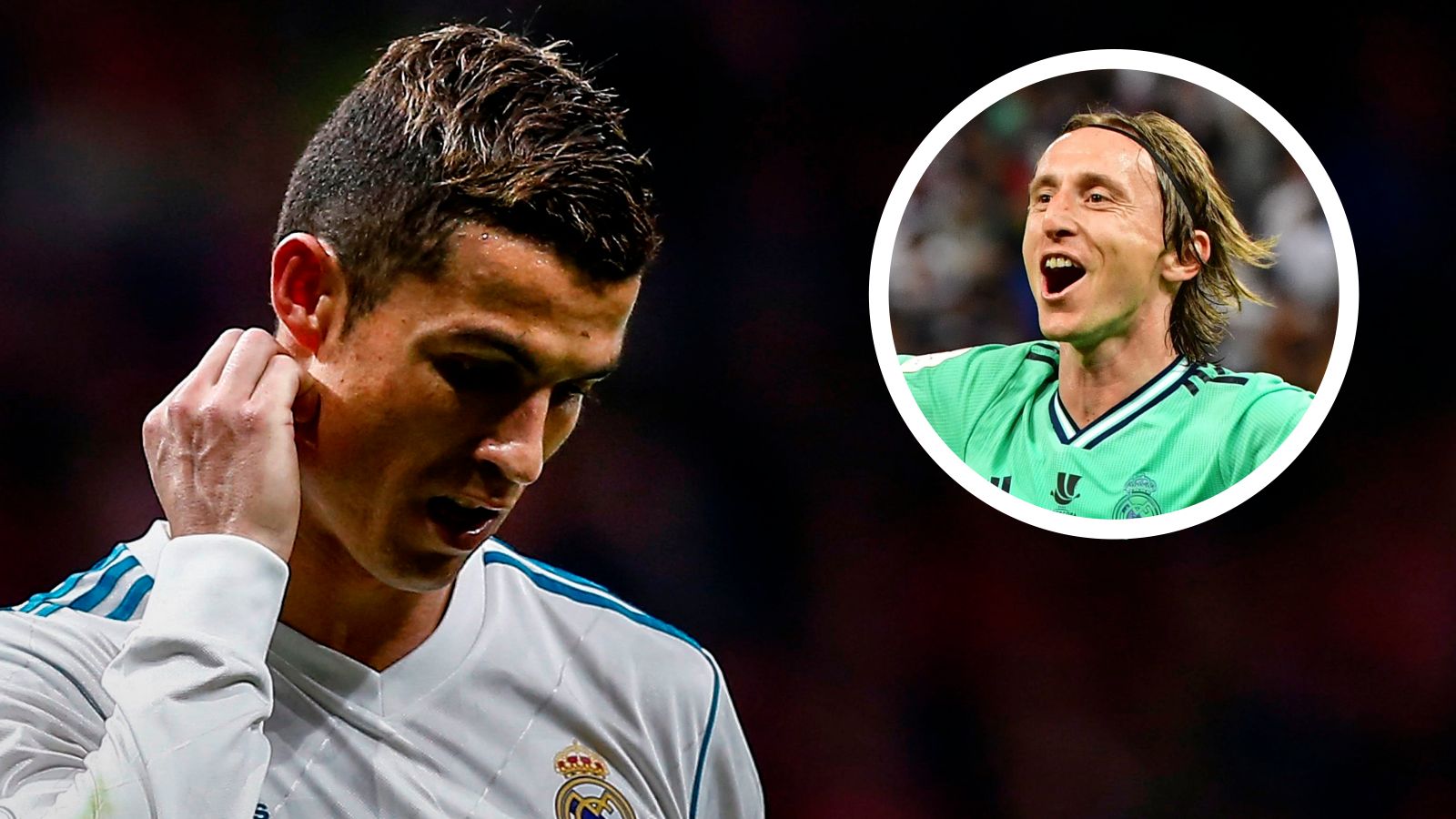Cristiano Ronaldo Luka Modric Real Madrid
